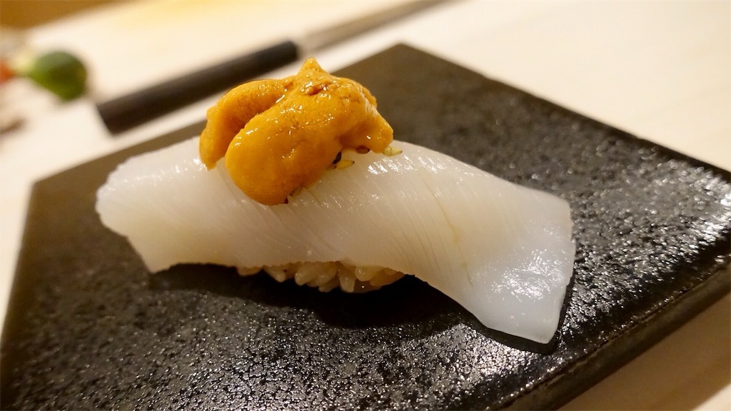 長野市 すし崇 アカイカ