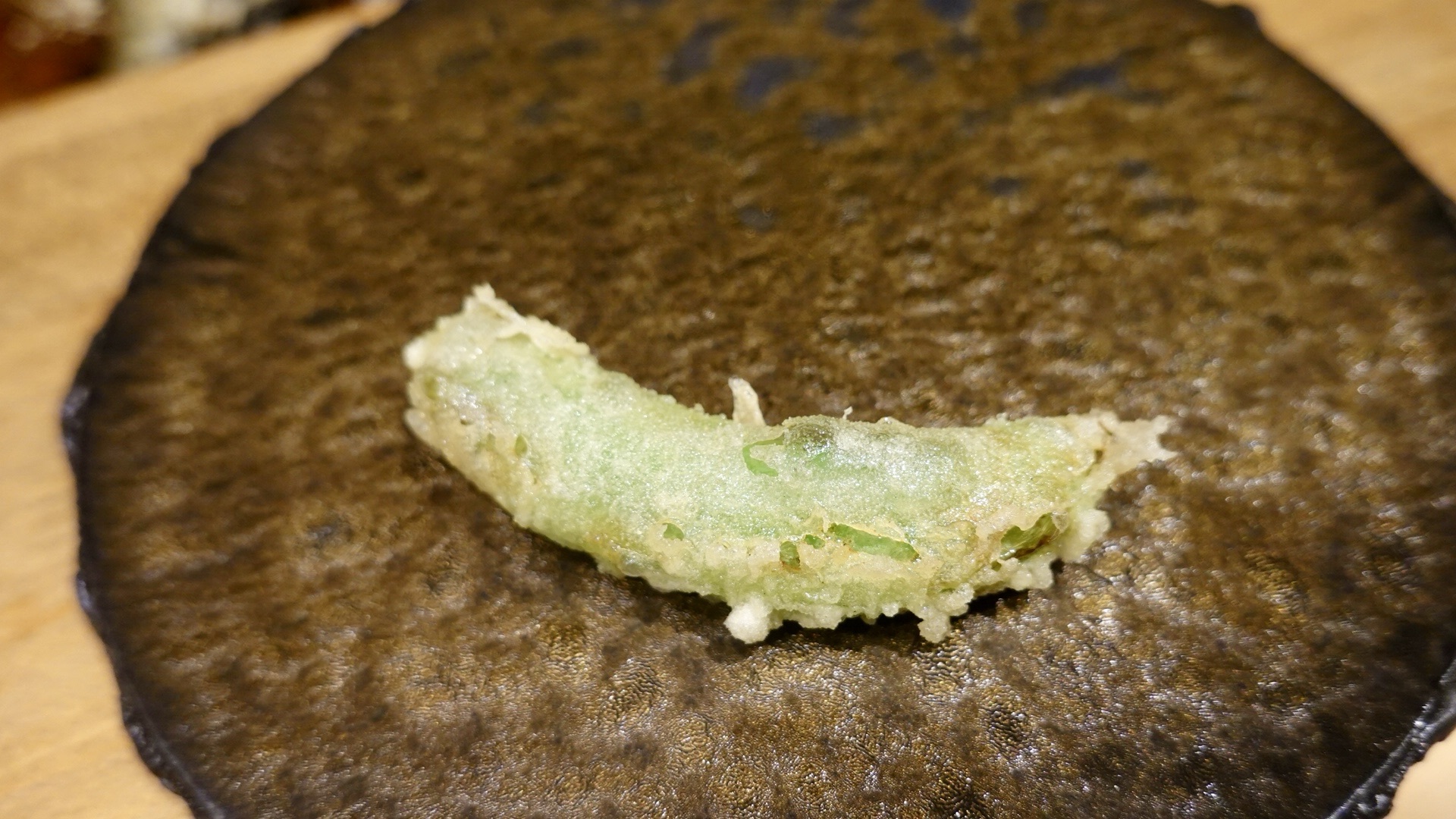 高崎 天ぷらもっこす スナップエンドウ