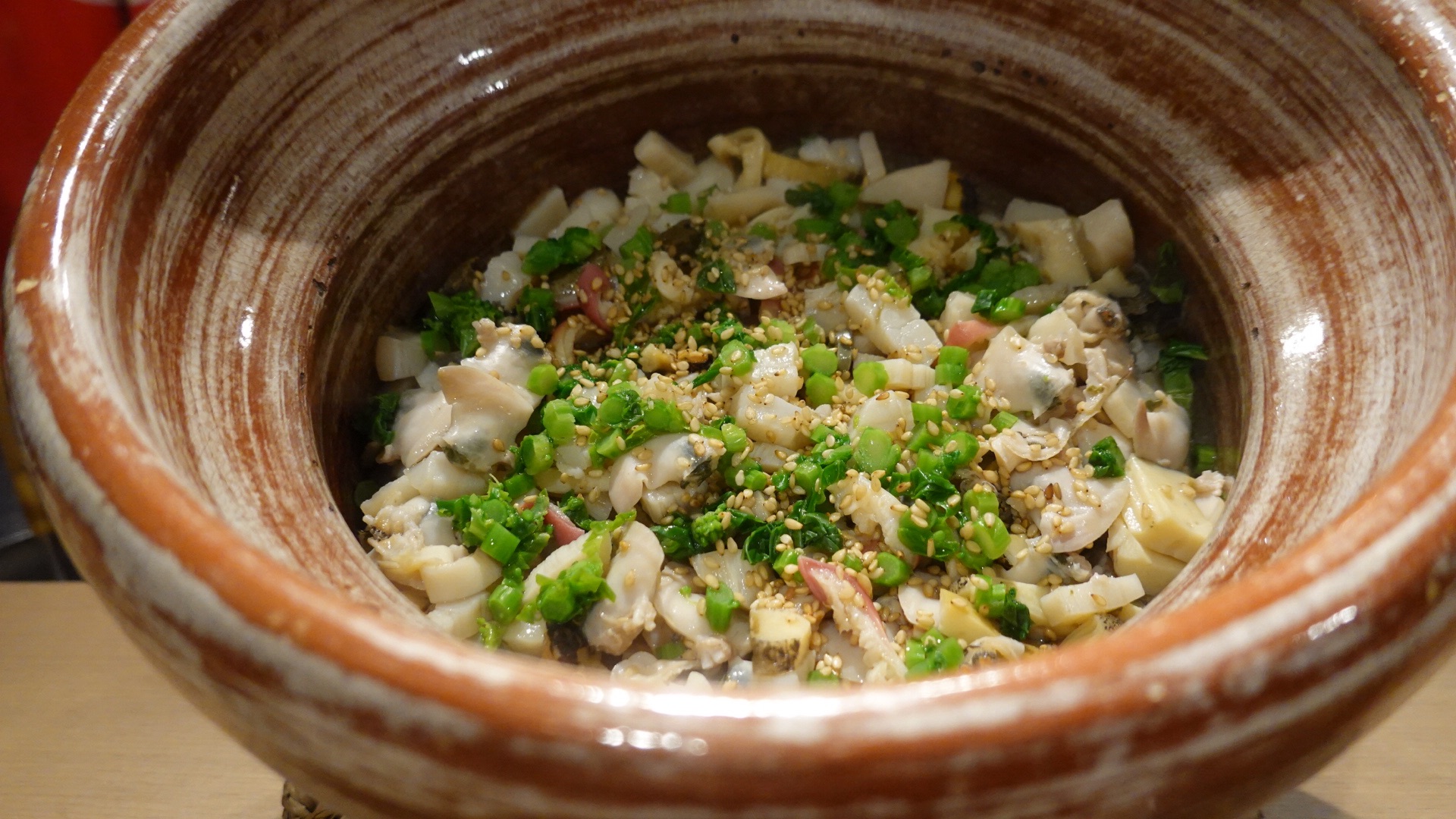 目黒 目黒 ながもと 貝の土鍋ご飯
