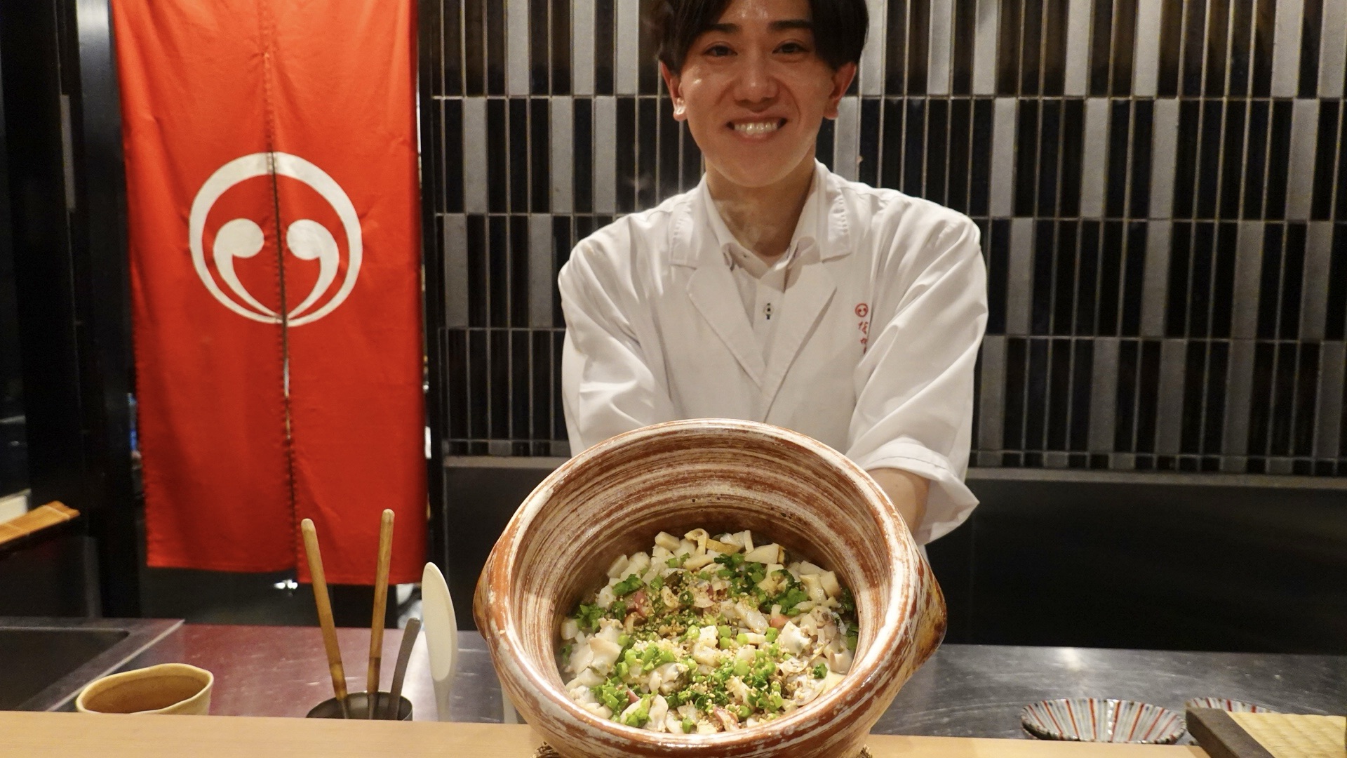 目黒 目黒 ながもと 貝の土鍋ご飯