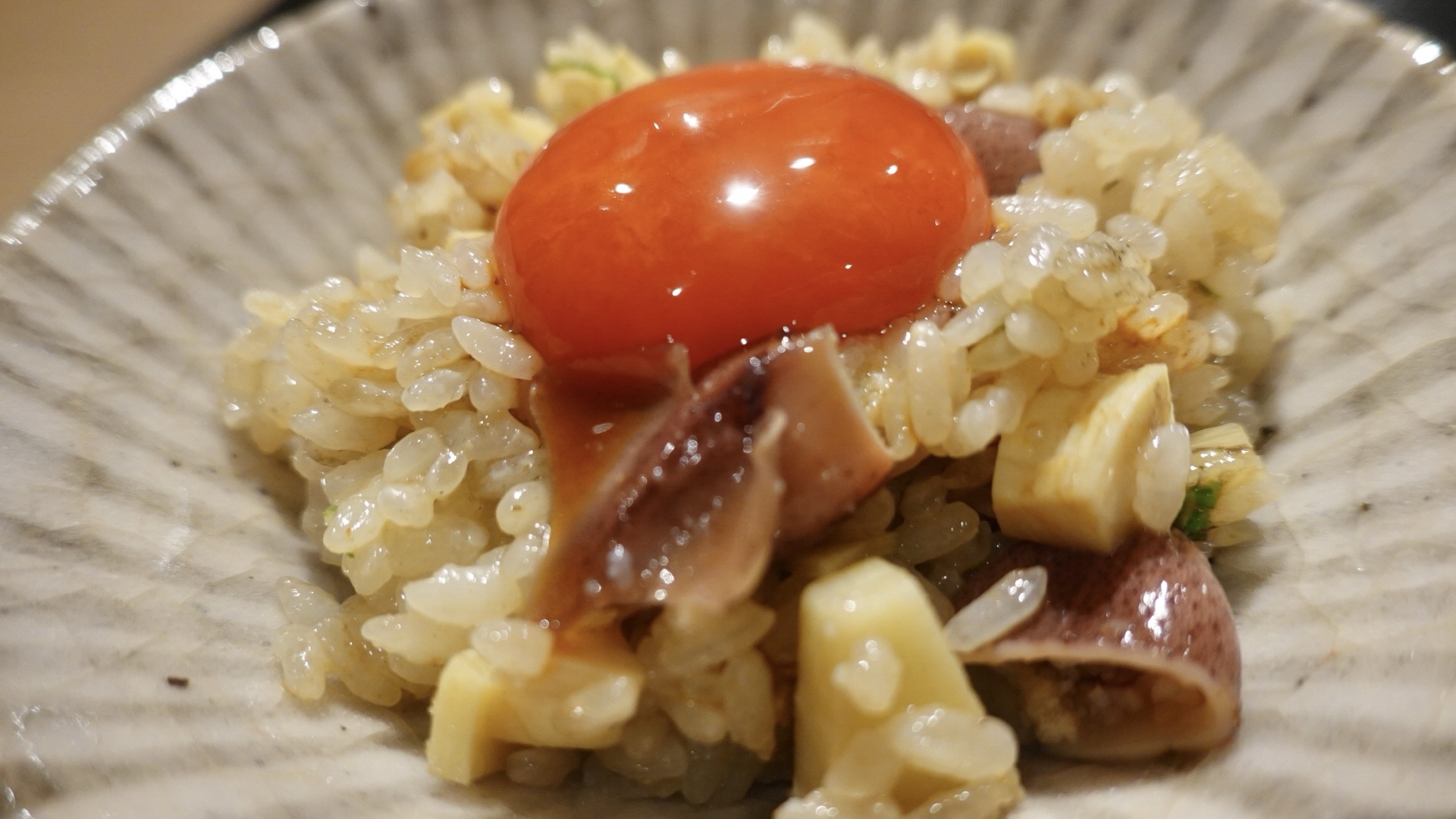 目黒 目黒 ながもと 蛍烏賊と筍の土鍋ご飯