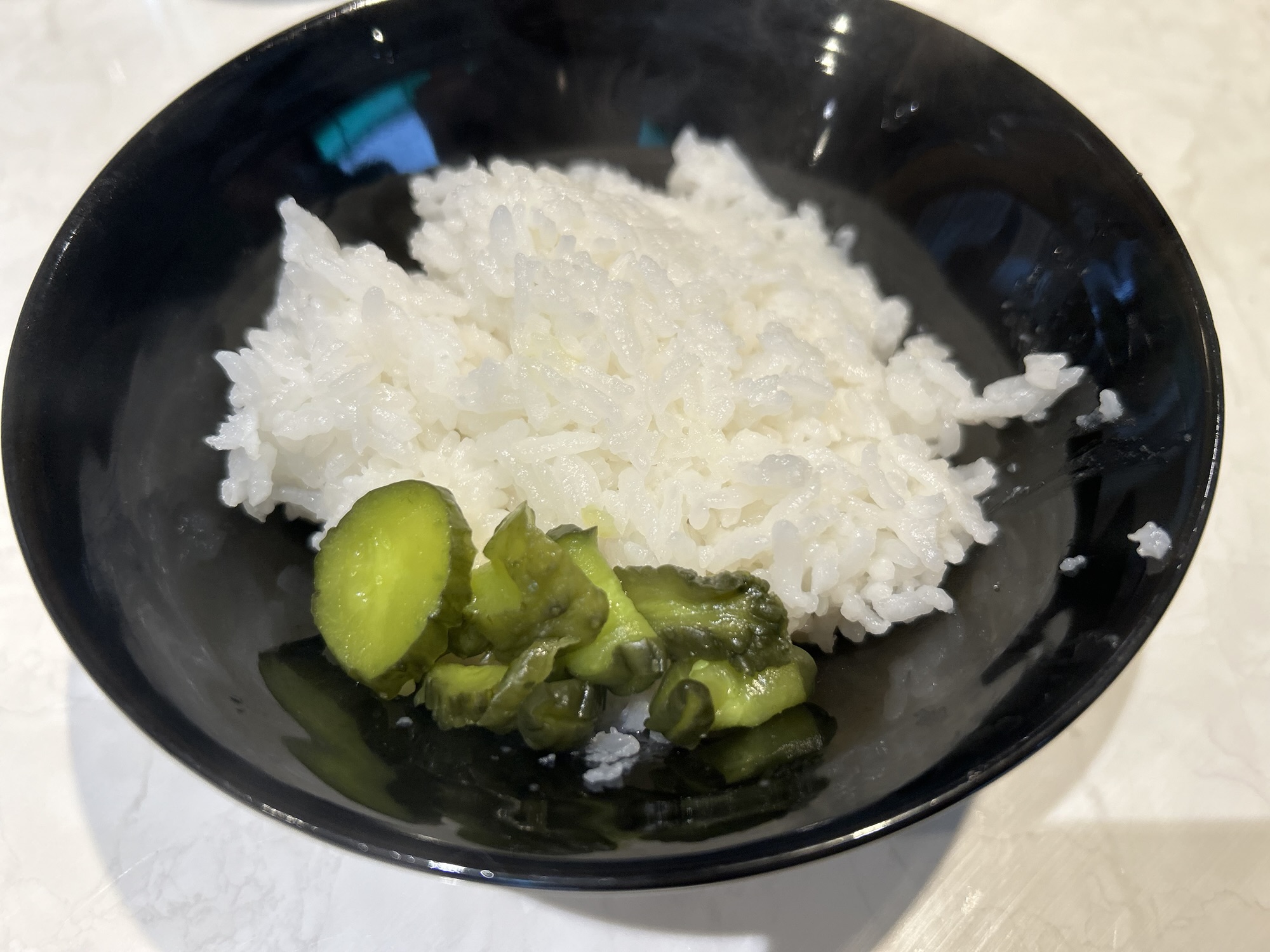 稲田堤 横浜家系ラーメン 藤真家 ライス