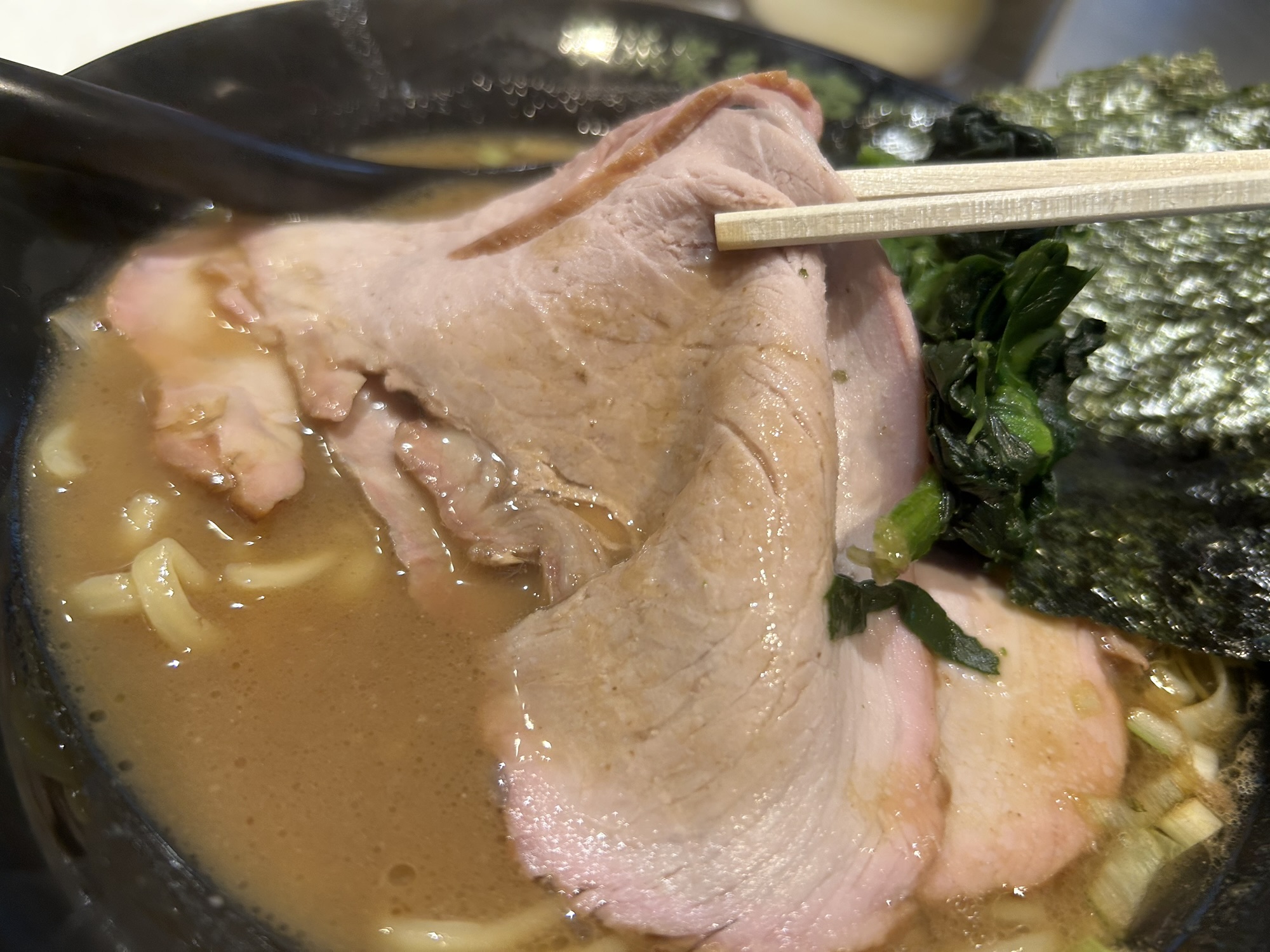 稲田堤 横浜家系ラーメン 藤真家 チャーシューメン