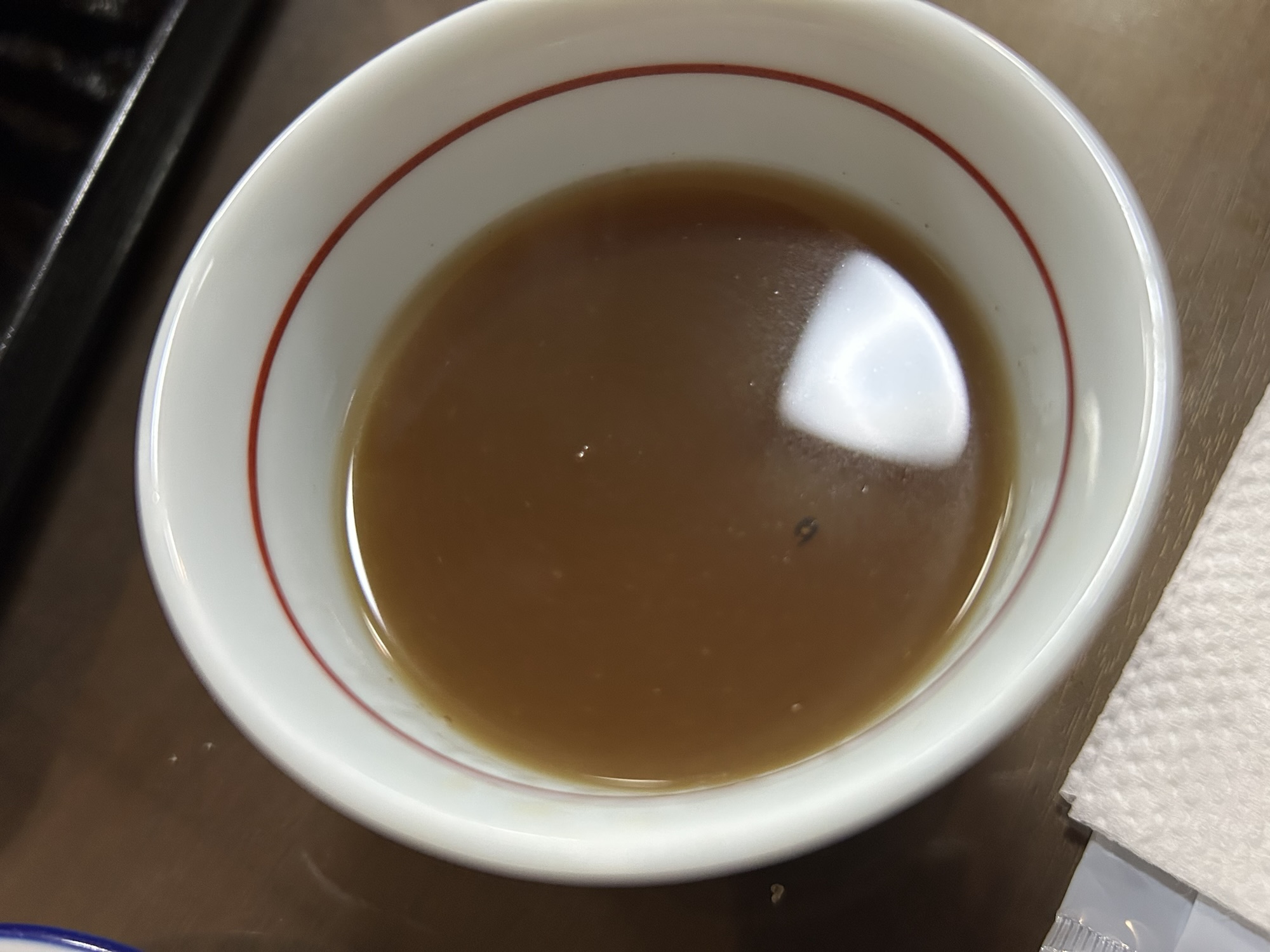 高崎 そば処 梅の花 蕎麦湯