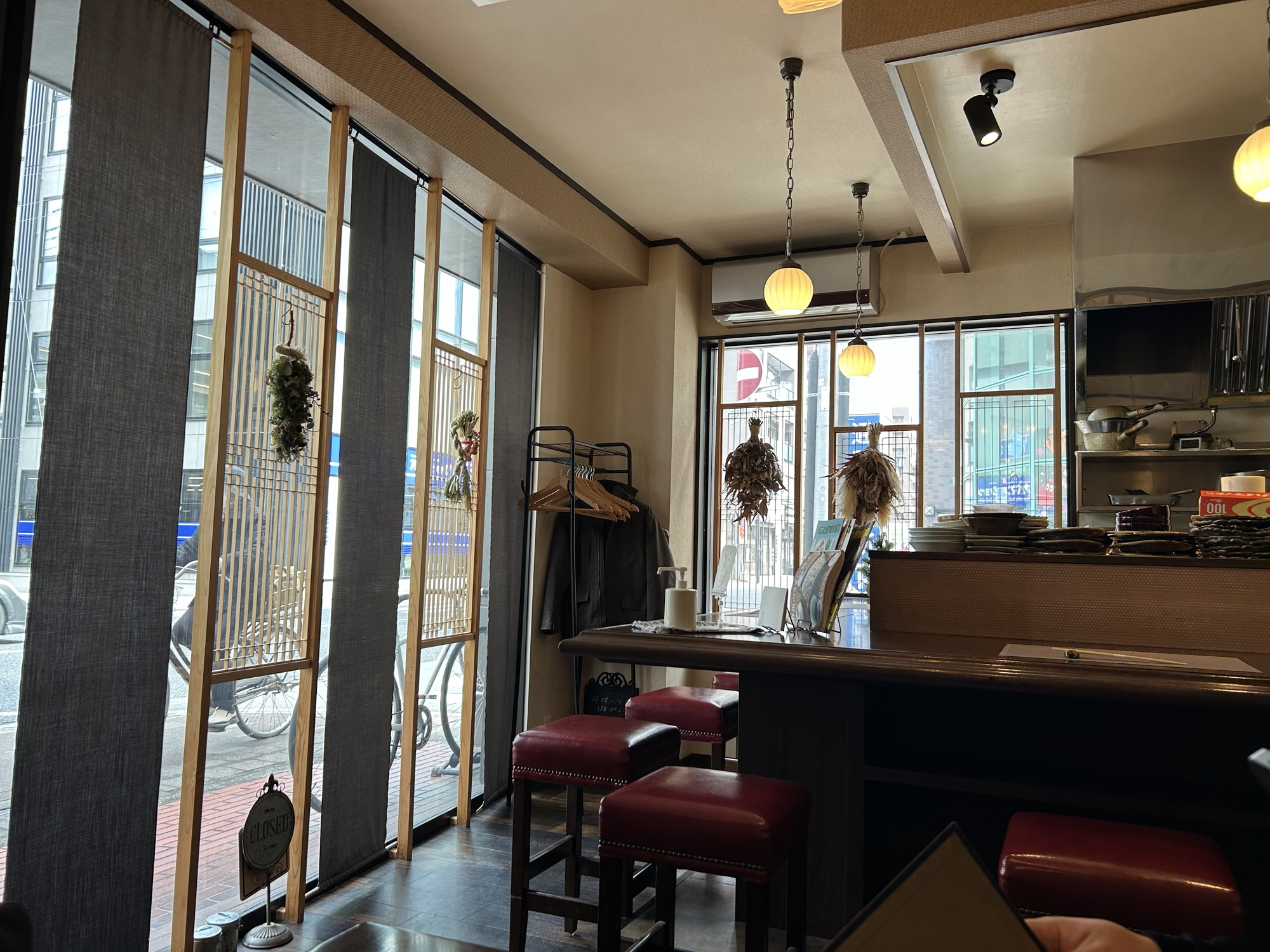 高崎 蕎麦ほしの 店内