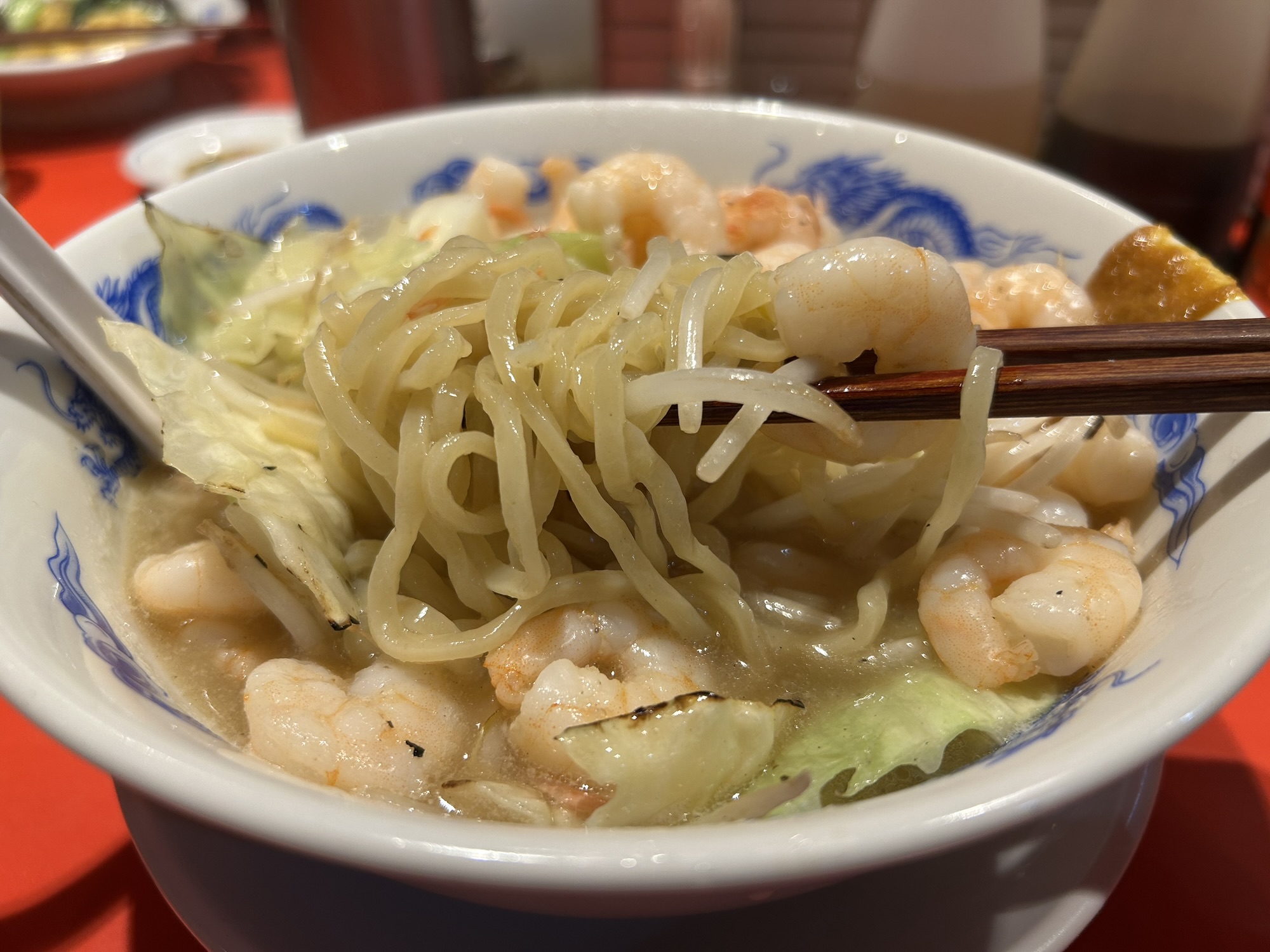 恵比寿 大龍軒 海老ちゃんタン麺