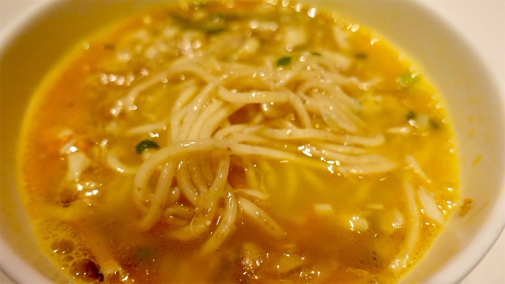 麻布十番 中国飯店 富麗華 上海蟹の蟹出し、蟹肉のつゆ麺