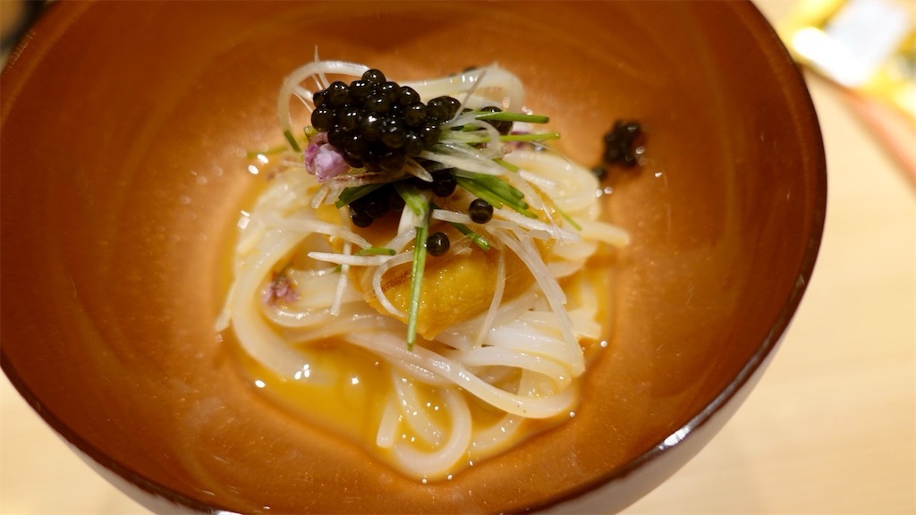 麻布十番 麻布 黒しゃり 雲丹そうめん