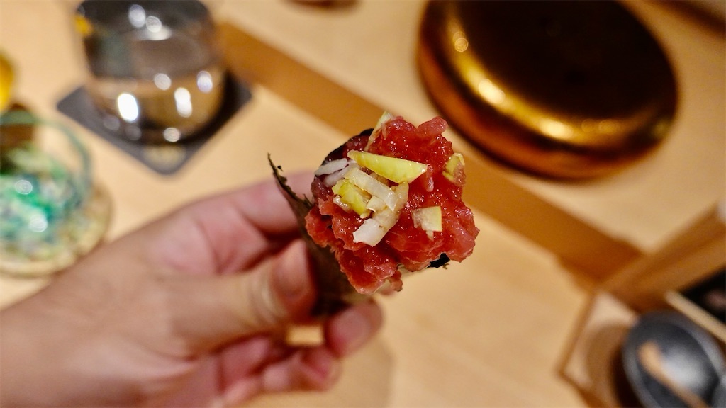 麻布十番 麻布 黒しゃり ネギトロ巻き