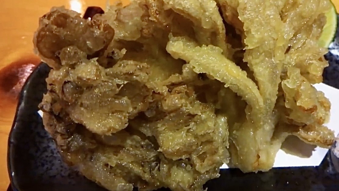 稲田堤 石臼挽き蕎麦 石づか 舞茸の天ぷらせいろ