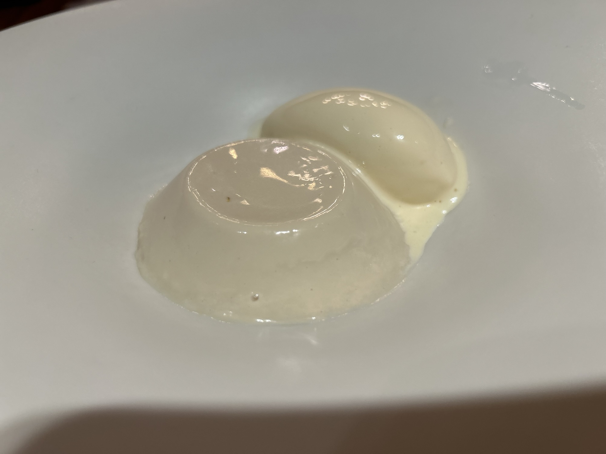 二子玉川 前芝料理店 紅茶のブランマンジェ オレンジハチミツのアイス