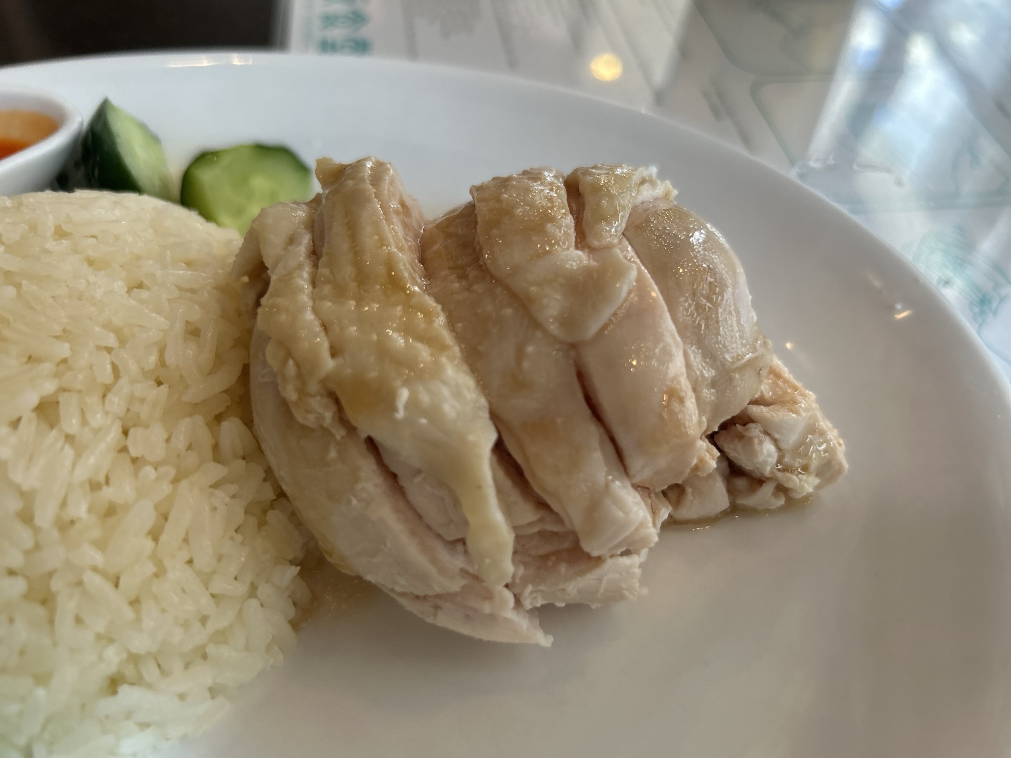 恵比寿 海南鶏飯食堂 ゆで鶏普通盛り