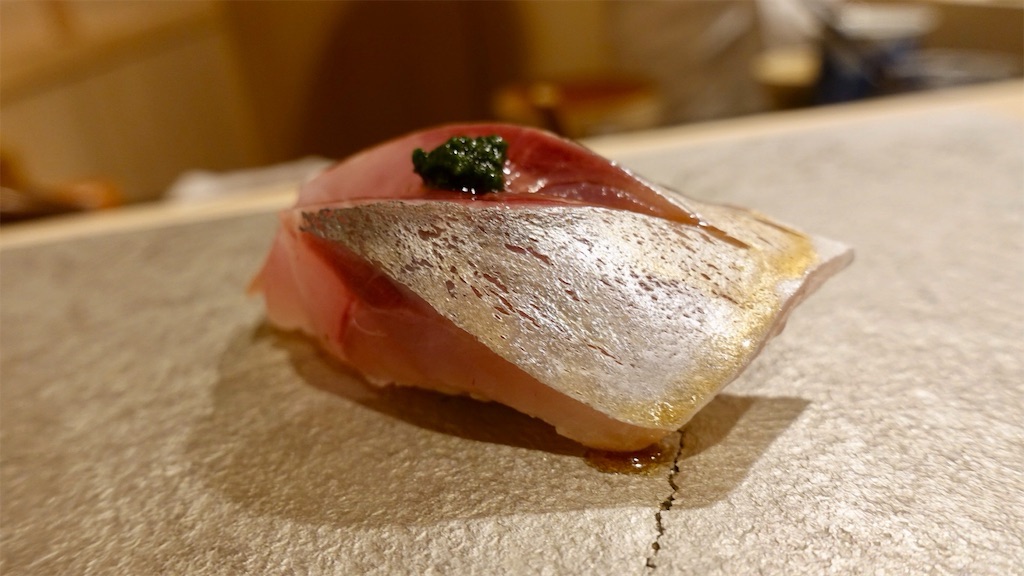 赤坂 鮨 みのはら 鯵