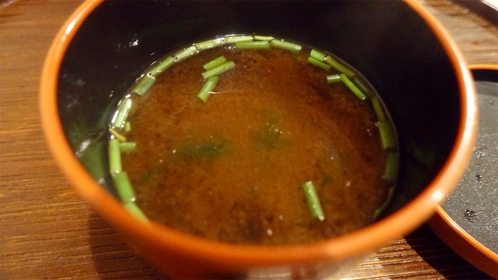 赤坂 鮨 みのはら 味噌汁
