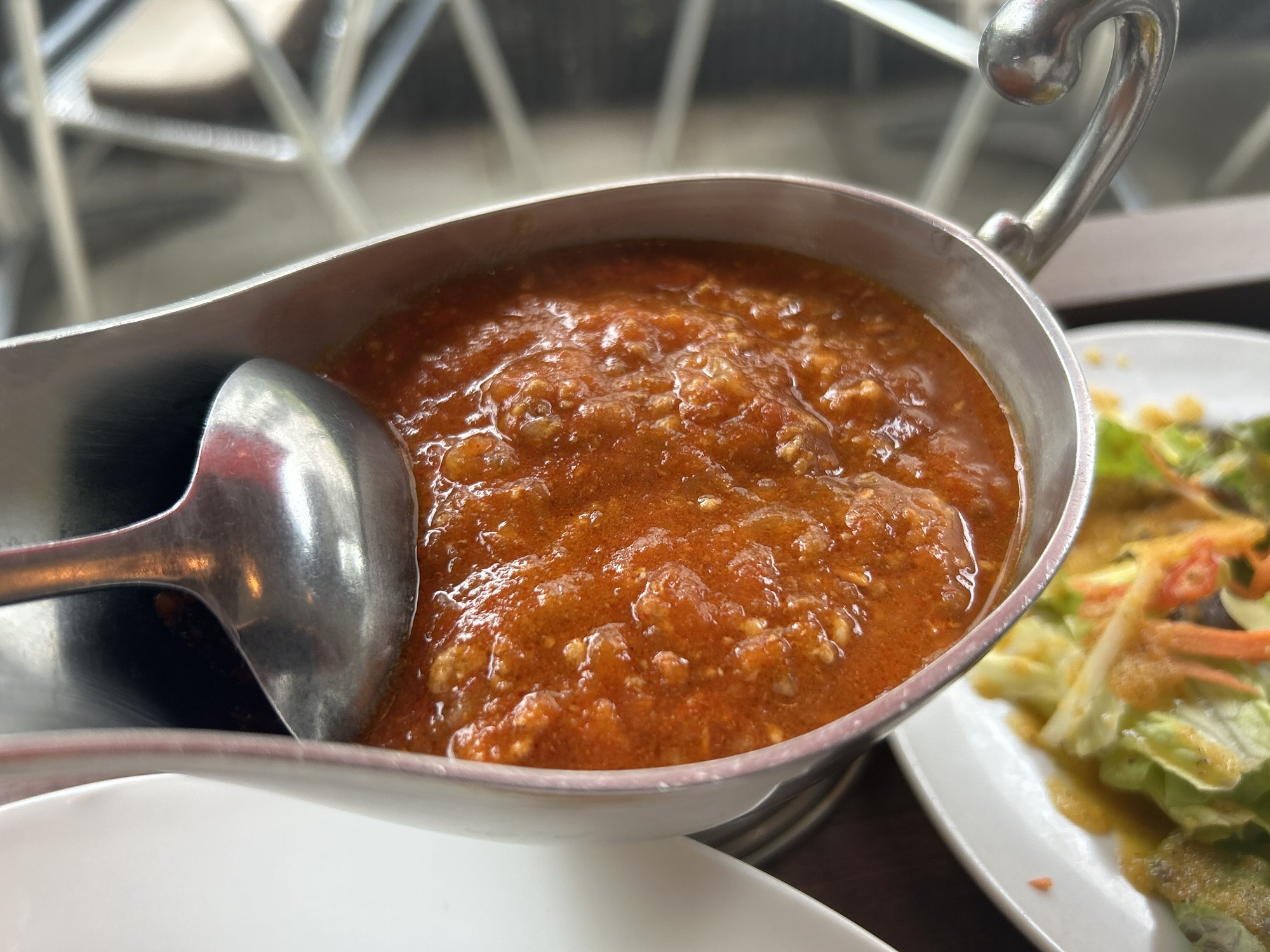 調布 エムズキッチン キーマカレー