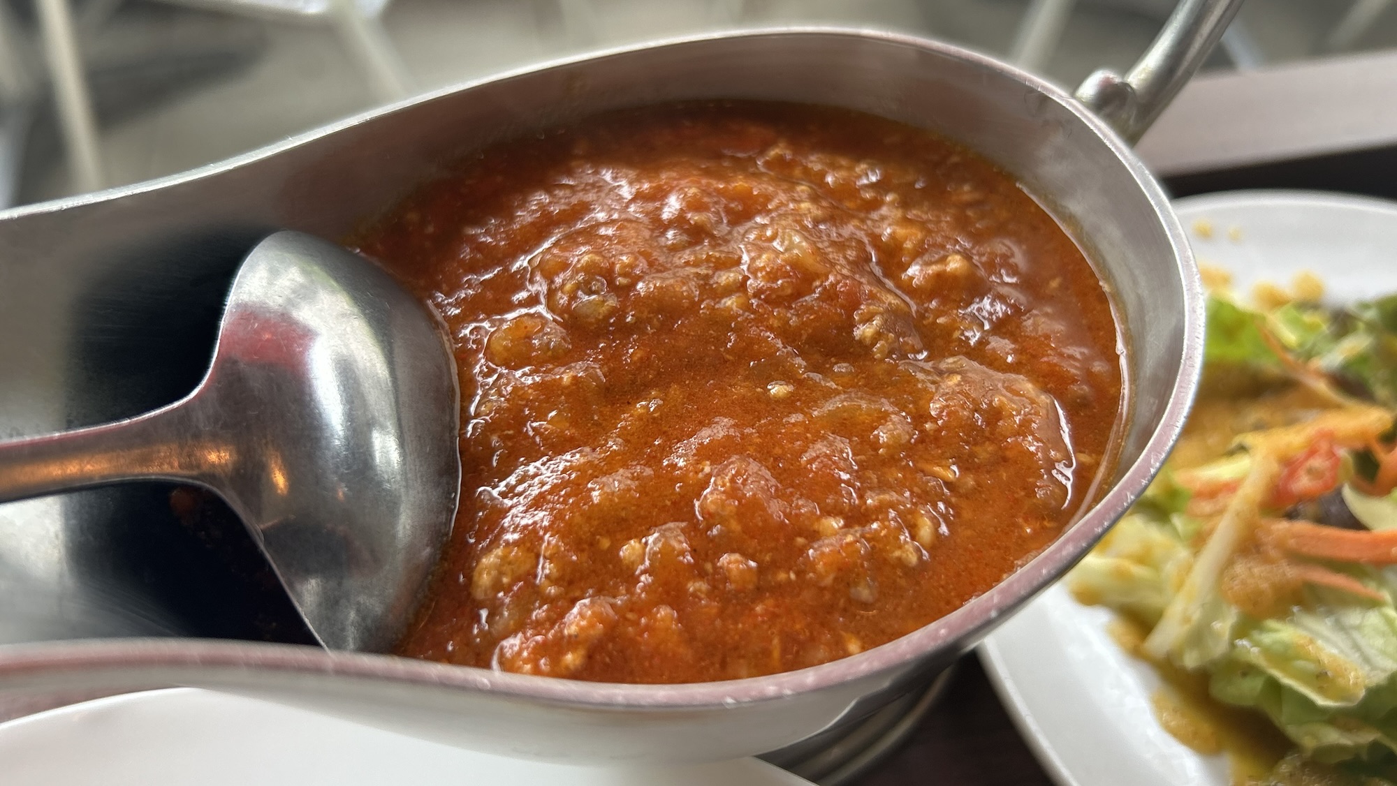 調布 エムズキッチン キーマカレー