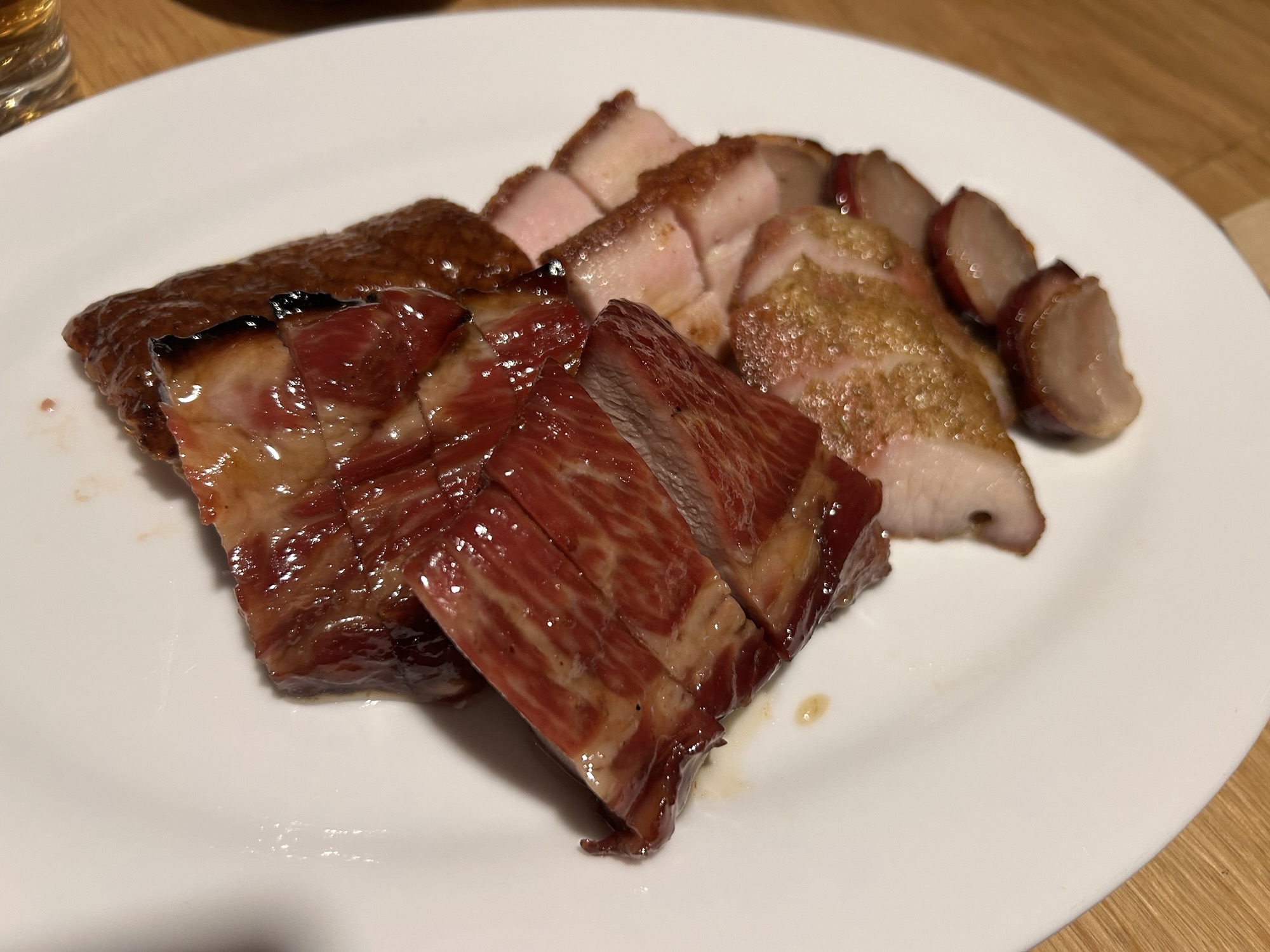 四谷三丁目 新楽記 焼きもの五種盛合せ