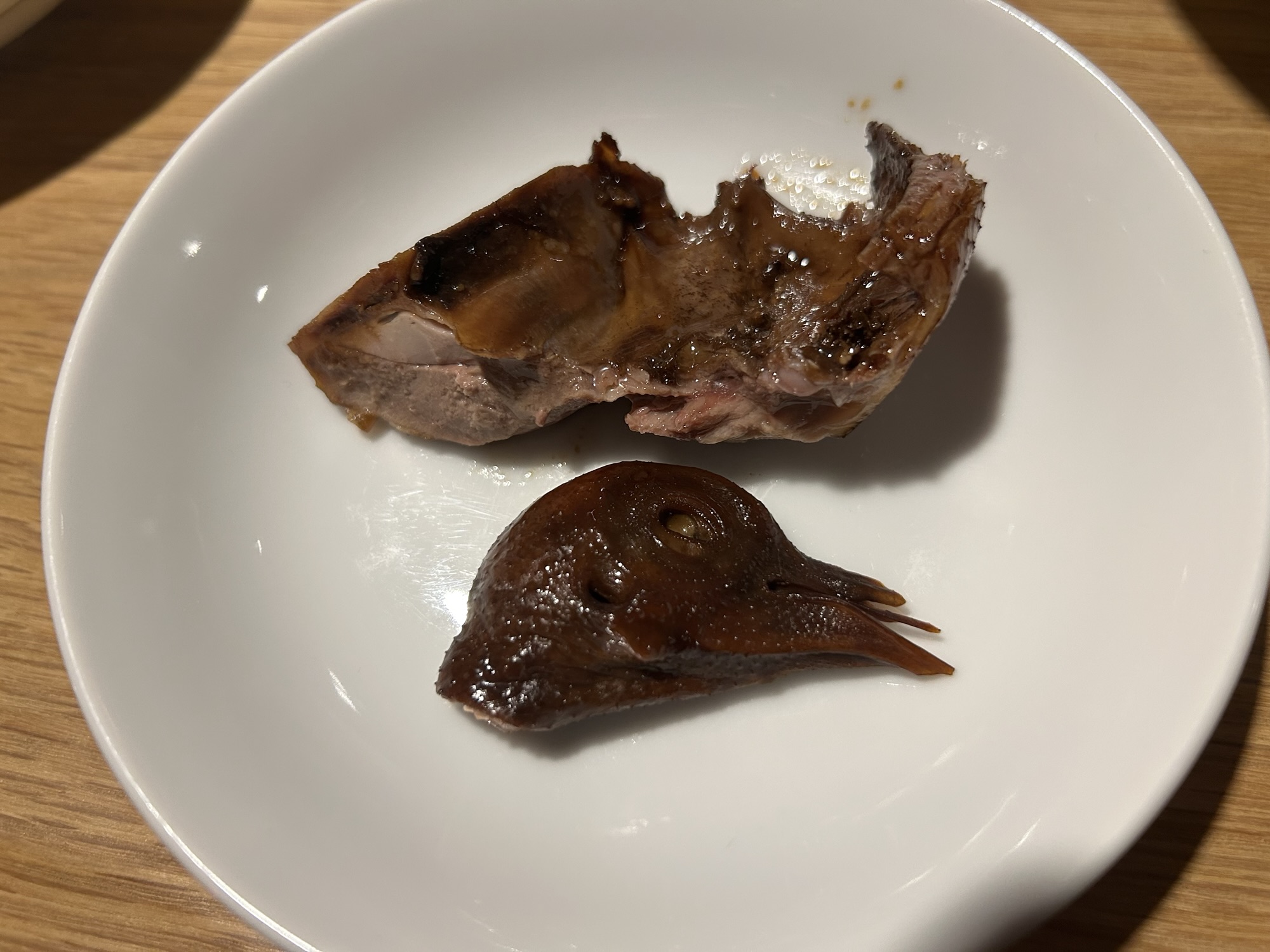 四谷三丁目 新楽記 鳩の潮州たまり醤油漬け