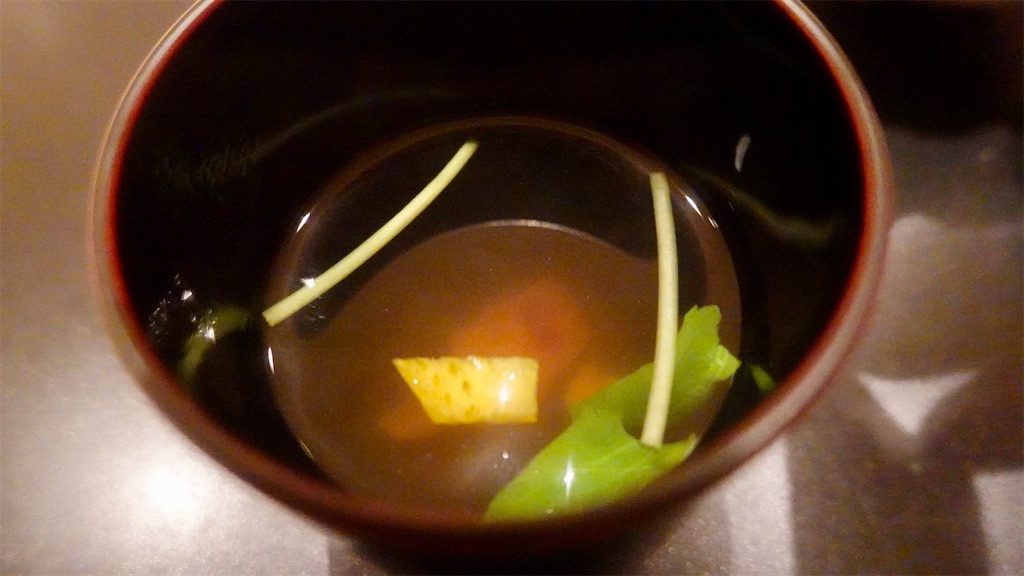 麻布十番 東麻布 さいこう あご出汁のお吸い物