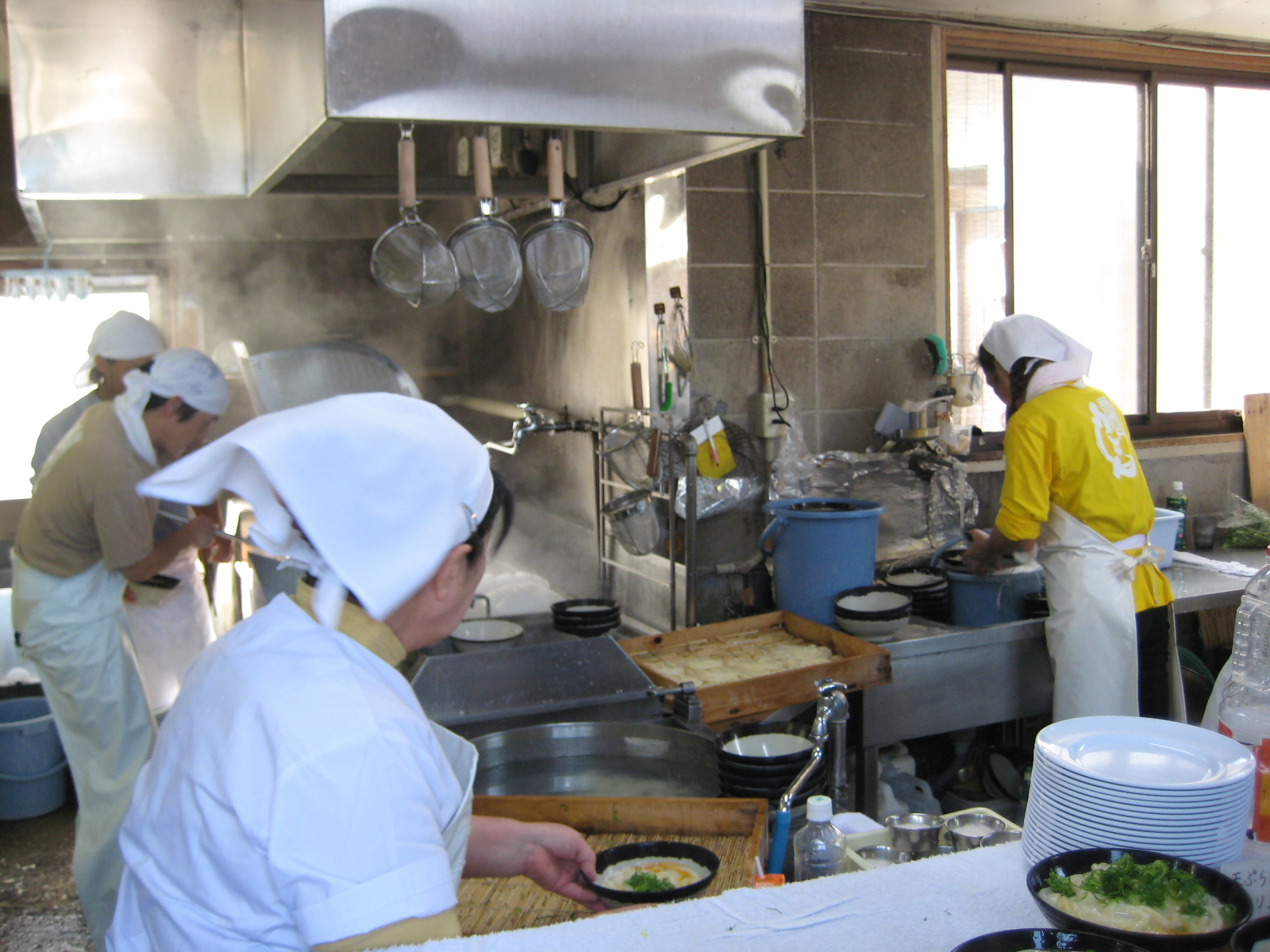 香川 山越うどん 店内
