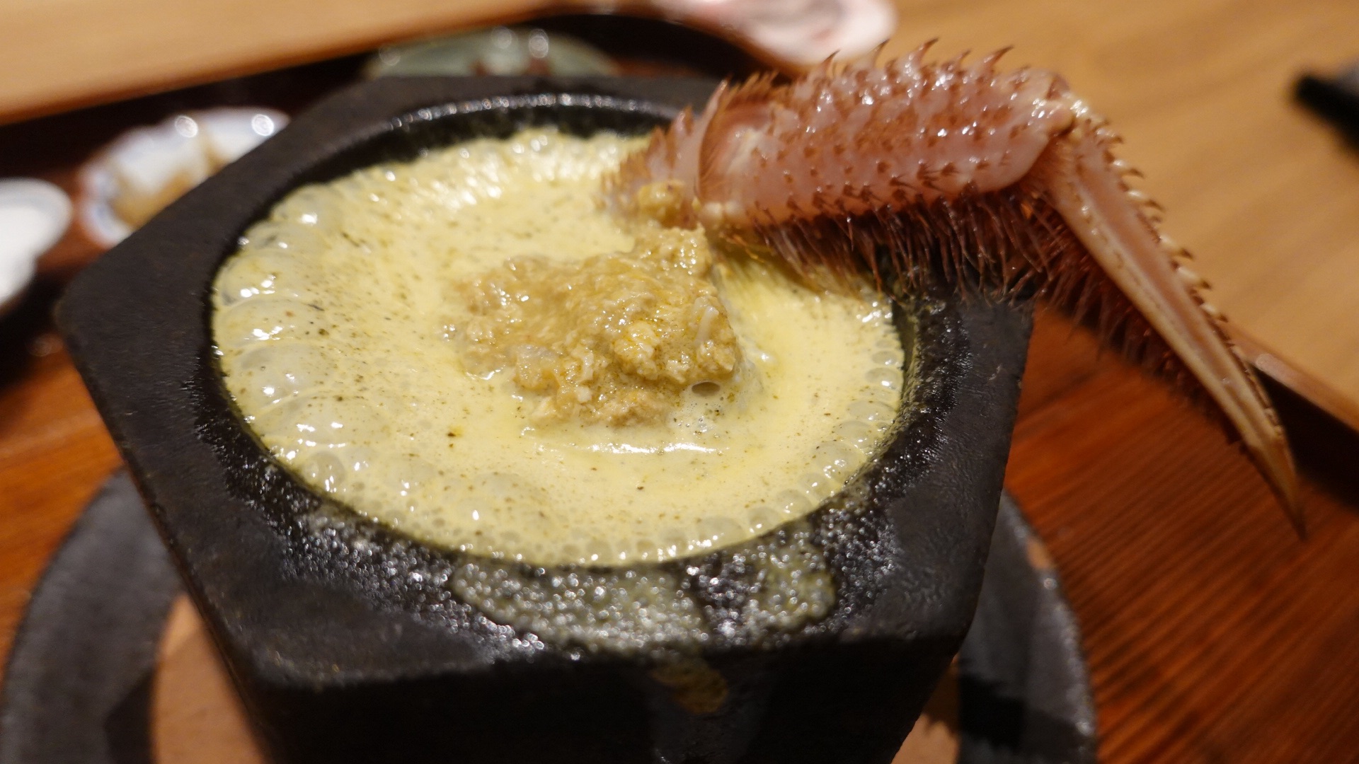 麻布十番 かにじぇんぬ 麻布 鮑の肝ソース