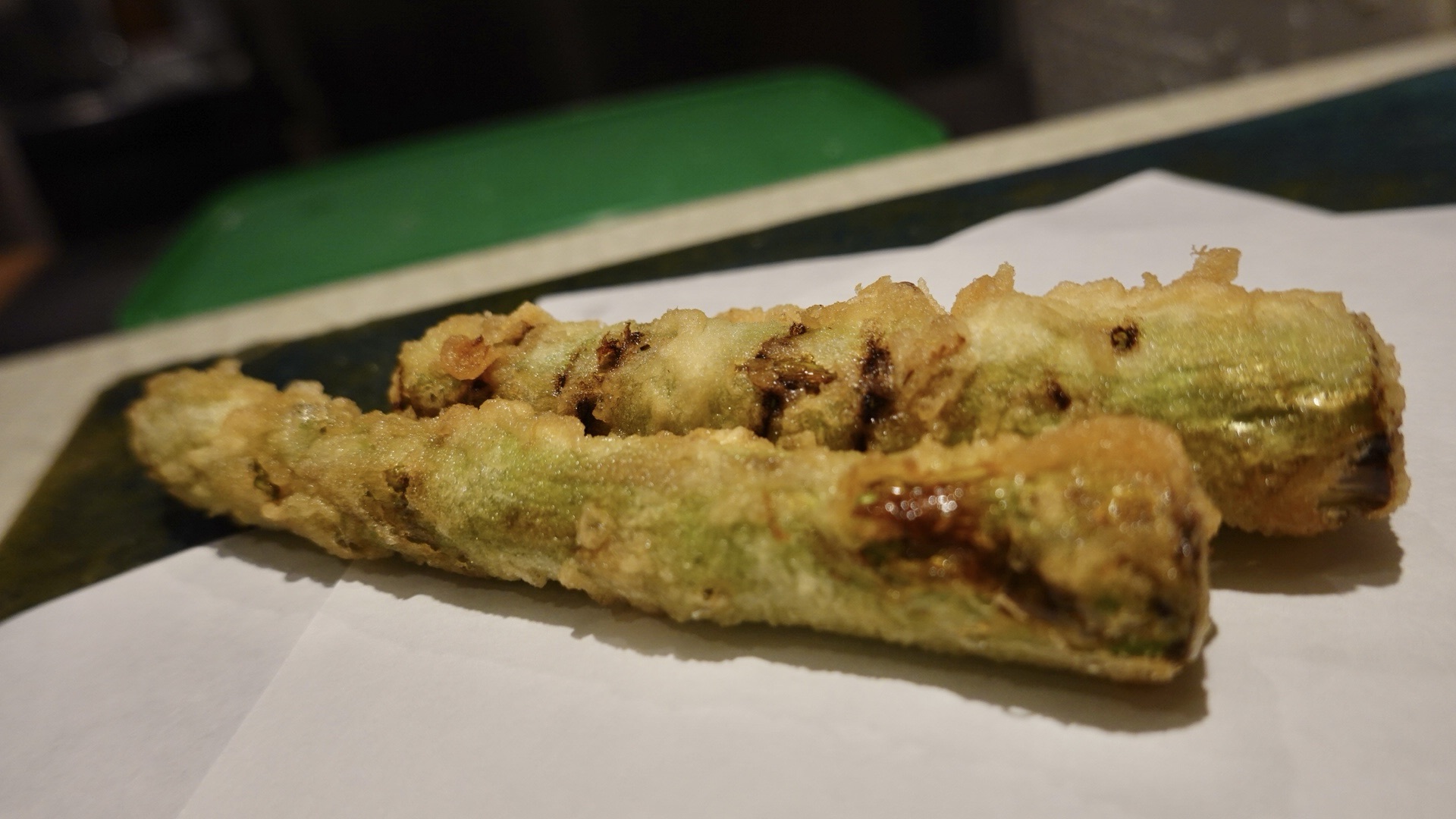 築地 天麩羅なかがわ アスパラガス