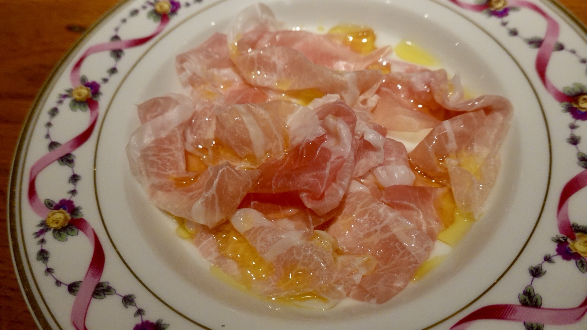 高松 両忘 新玉ねぎと生ハムのスープ