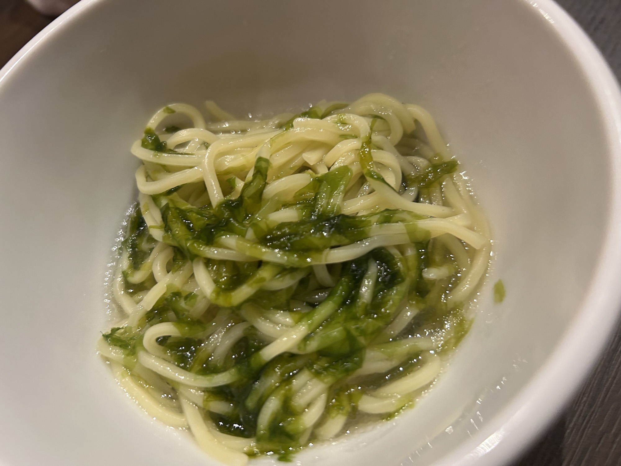 白金高輪 蓮香 青海苔の汁そば