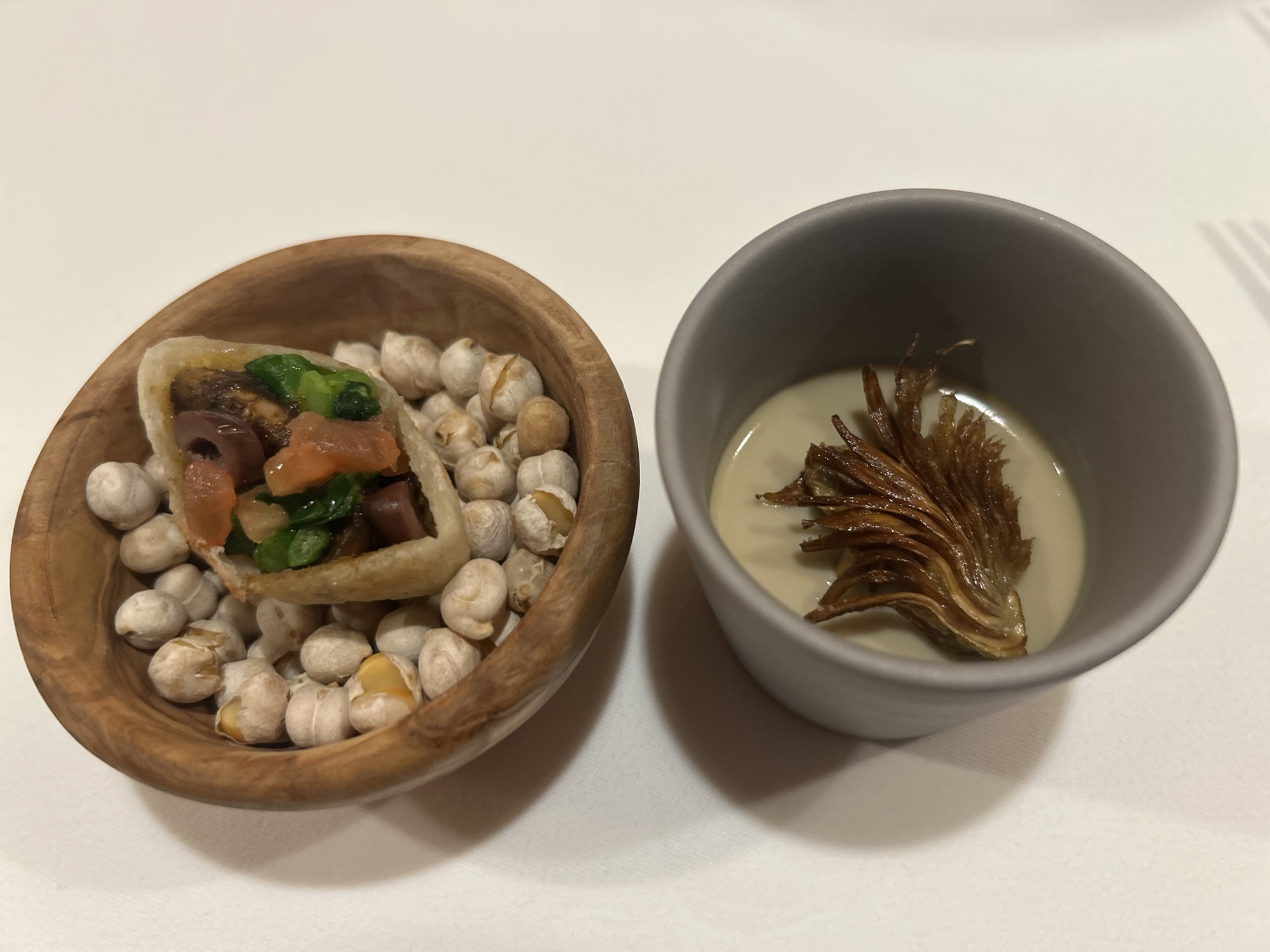 代々木上原 イル プレージョ アーティチョーク/ピアディーナ 飯蛸 オリーヴ 菜の花