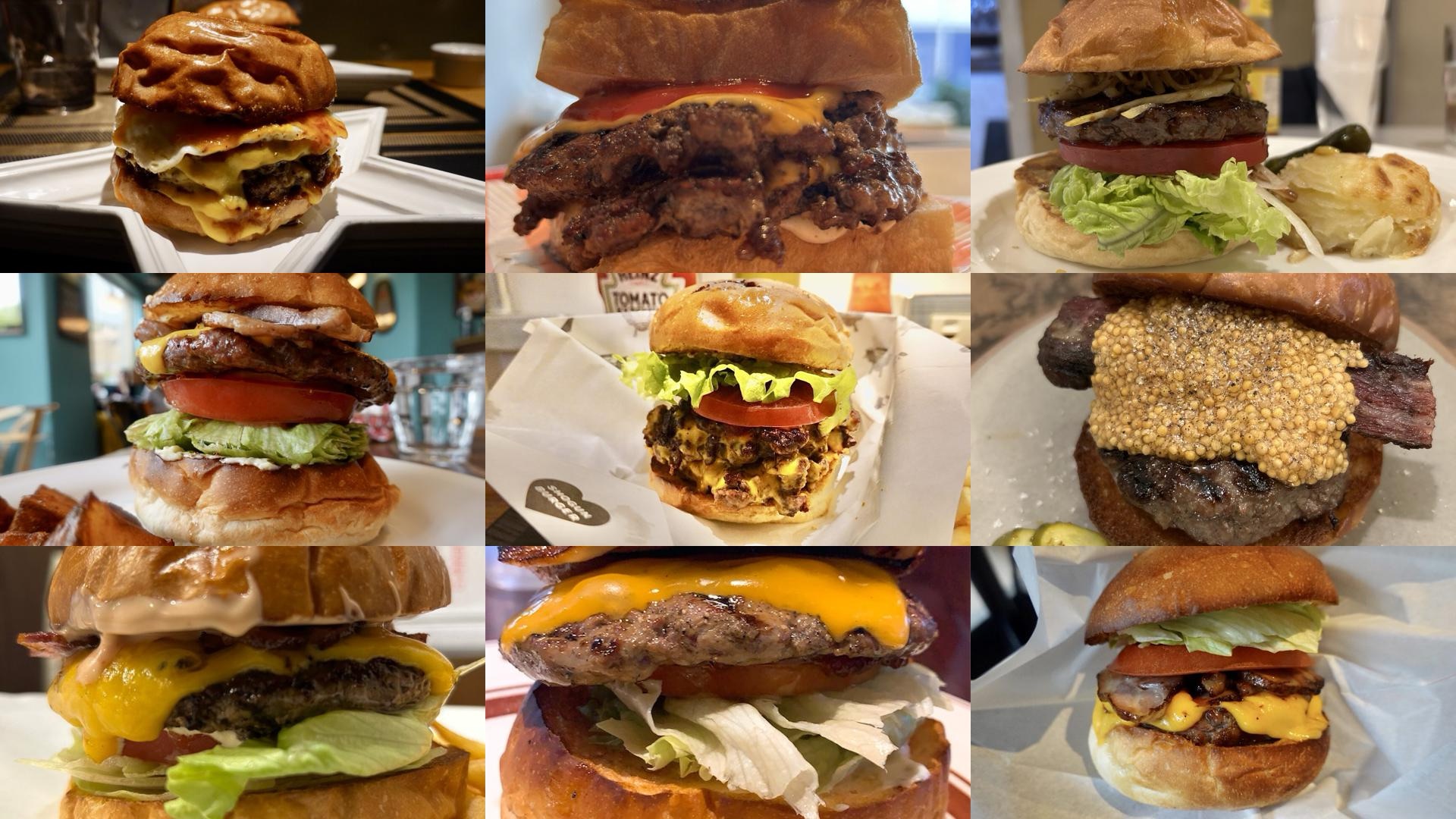 東京 ハンバーガー名店まとめ コラージュ写真