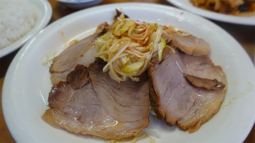 中野 尚チャンラーメン チャーシュー