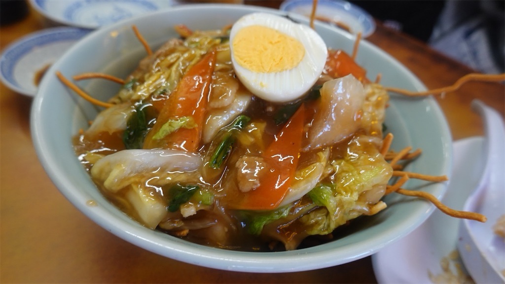 中野 尚チャンラーメン 五目硬やきそば