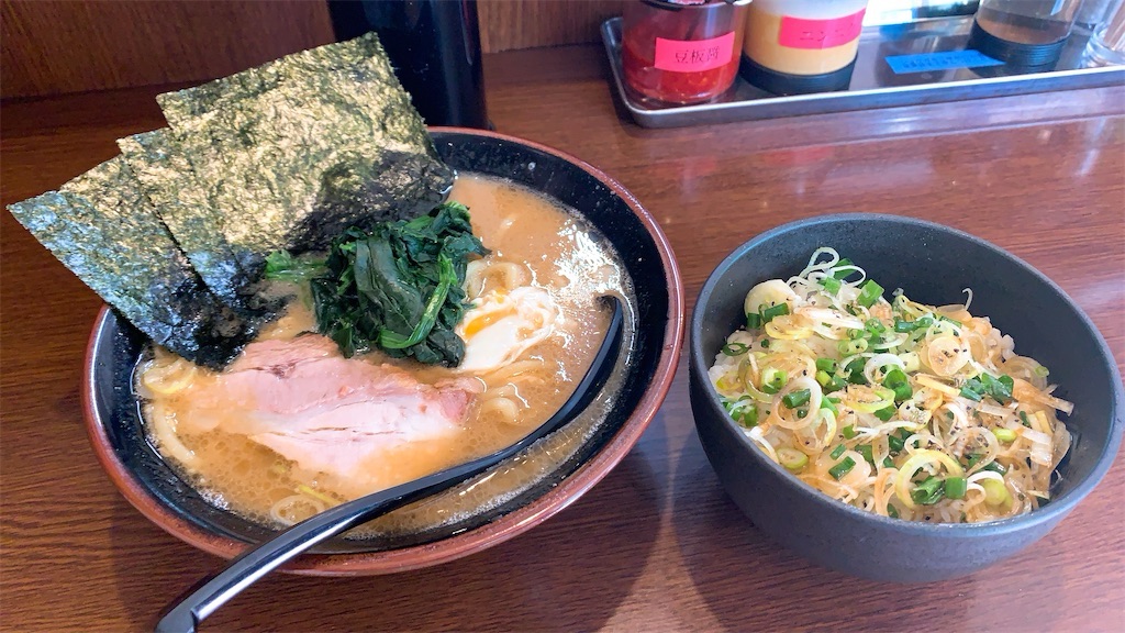 昭島 大山家 昭島店 とき玉子ネギめしセット
