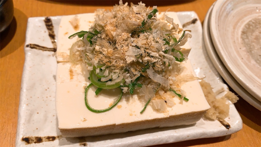 新宿御苑前 切麦や 甚六 冷奴