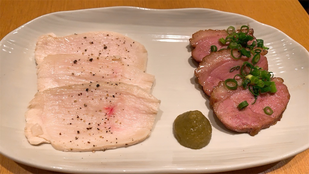 新宿御苑前 切麦や 甚六 合鴨と塩鶏