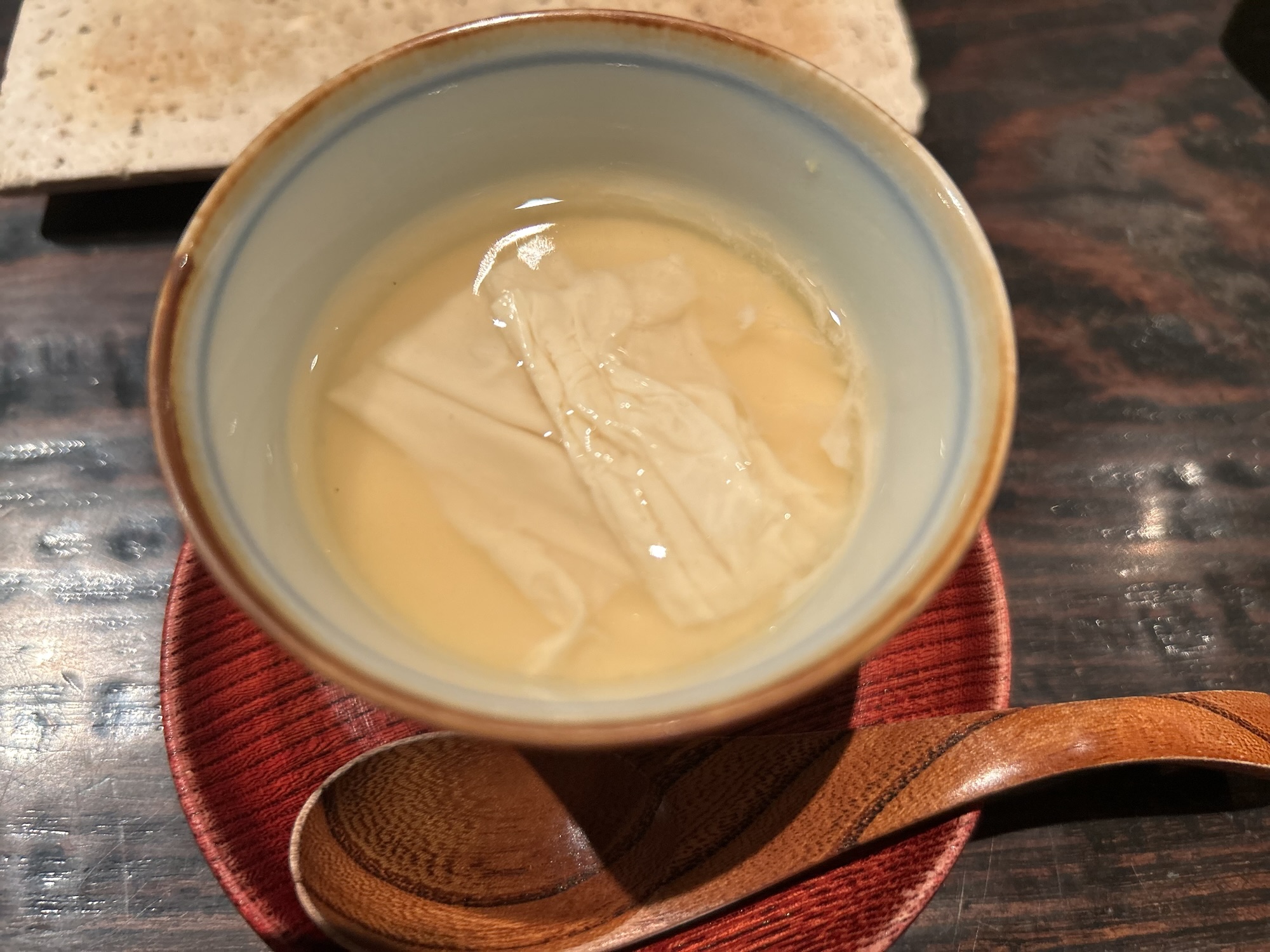 麻布十番 瀬尾 湯葉茶碗蒸し