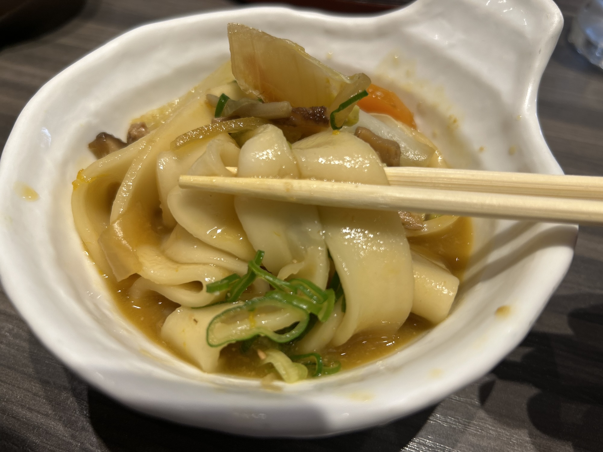 山梨 ゆるり庵 かぼちゃほうとう