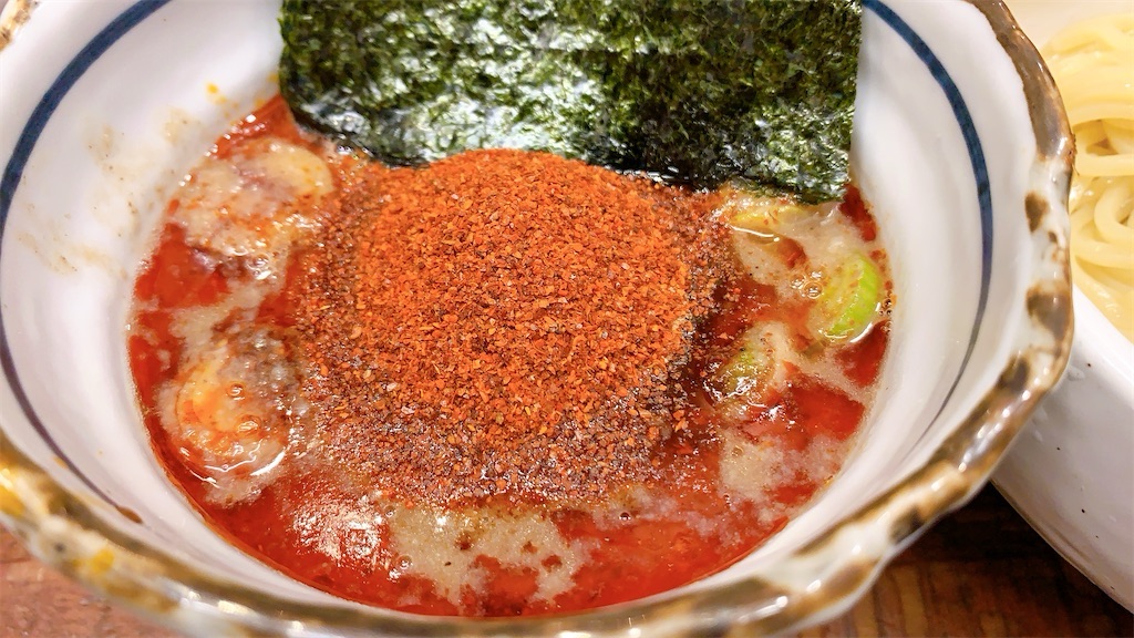 立川 麺処 井の庄 辛辛魚つけめん