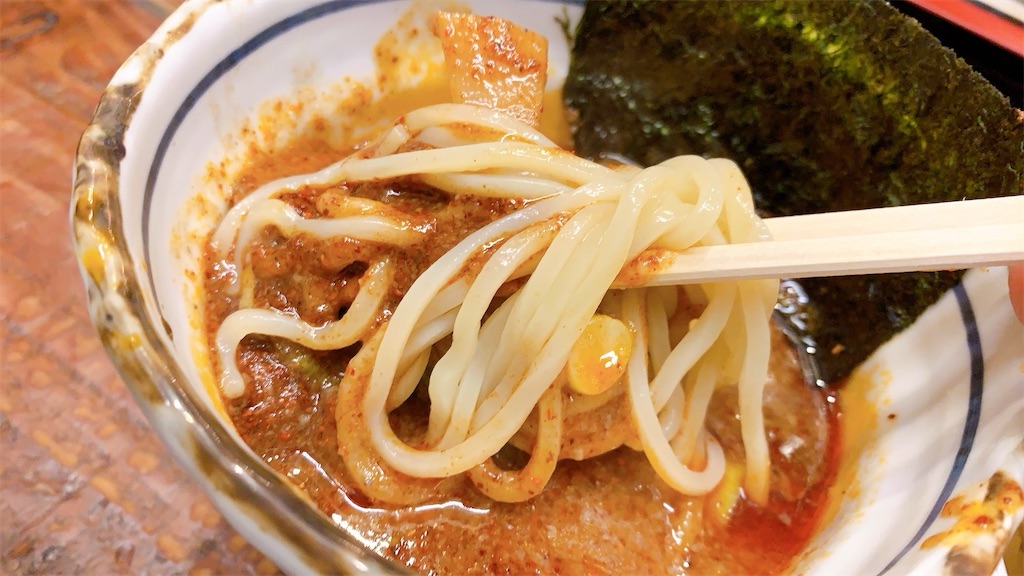 立川 麺処 井の庄 辛辛魚つけめん