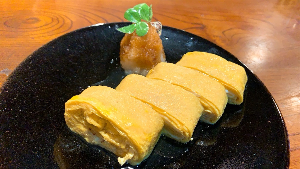 白金台 利庵 出汁巻き