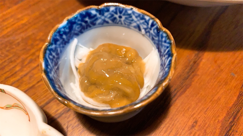 白金台 利庵 このわた