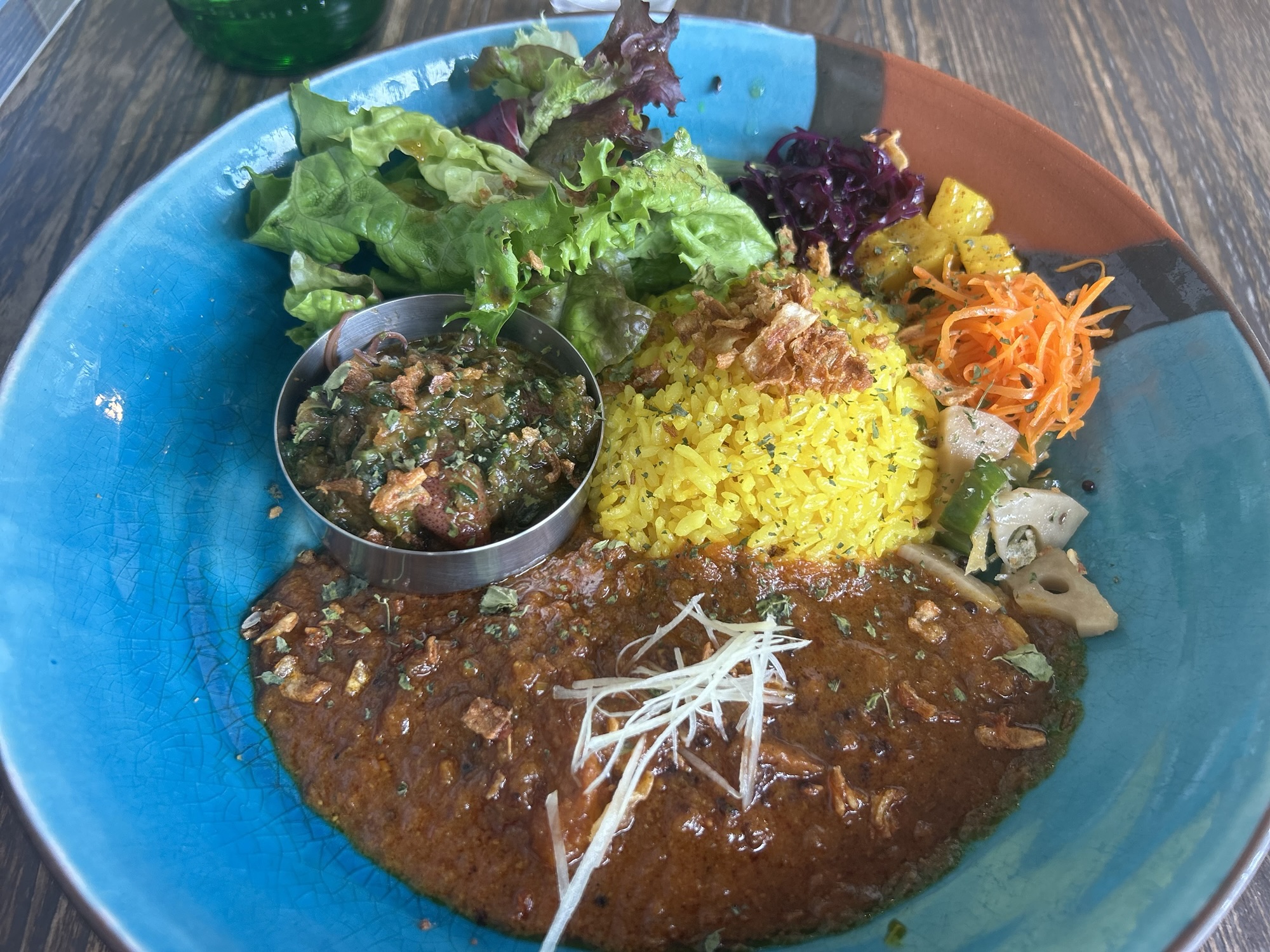 恵比寿 GOOD LUCK CURRY 2種盛りカレー