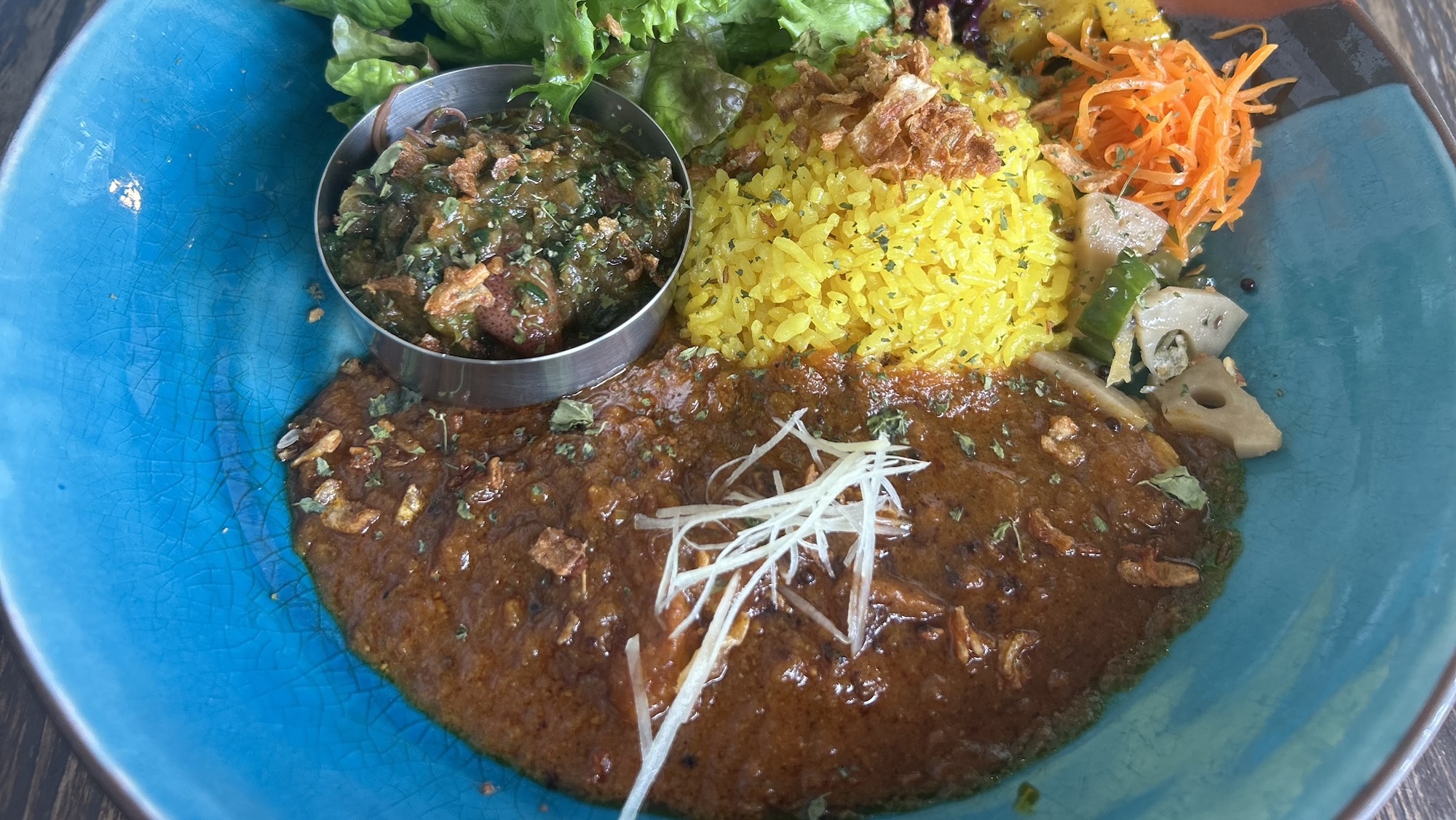 恵比寿 GOOD LUCK CURRY 2種盛りカレー