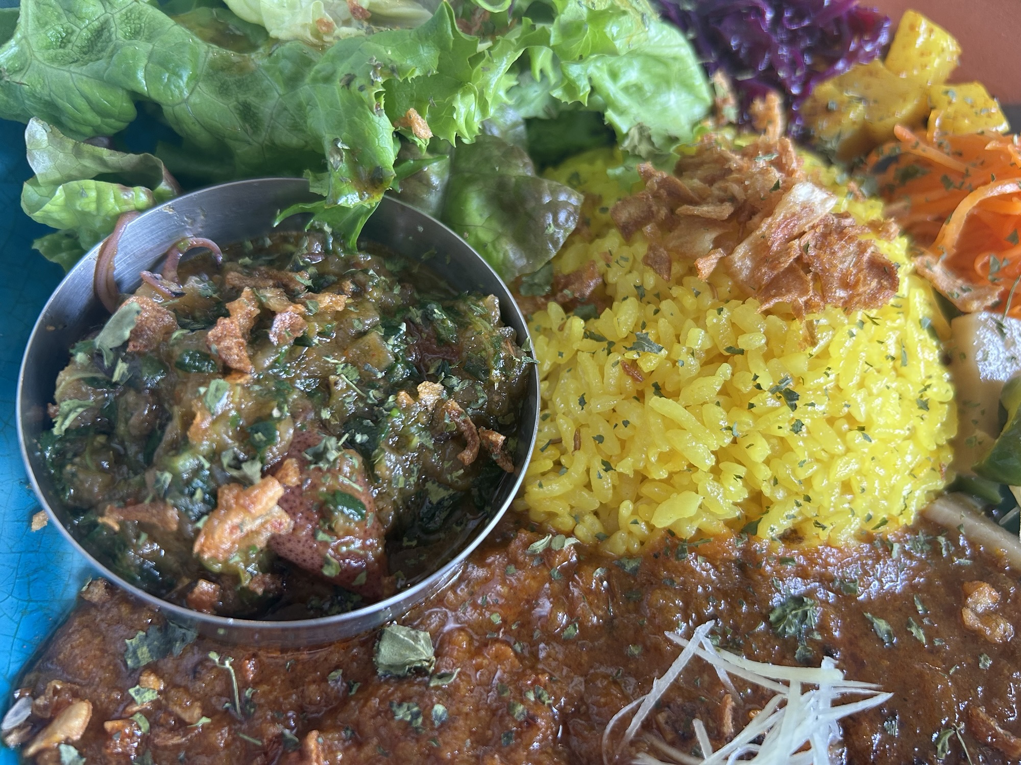 恵比寿 GOOD LUCK CURRY 2種盛りカレー