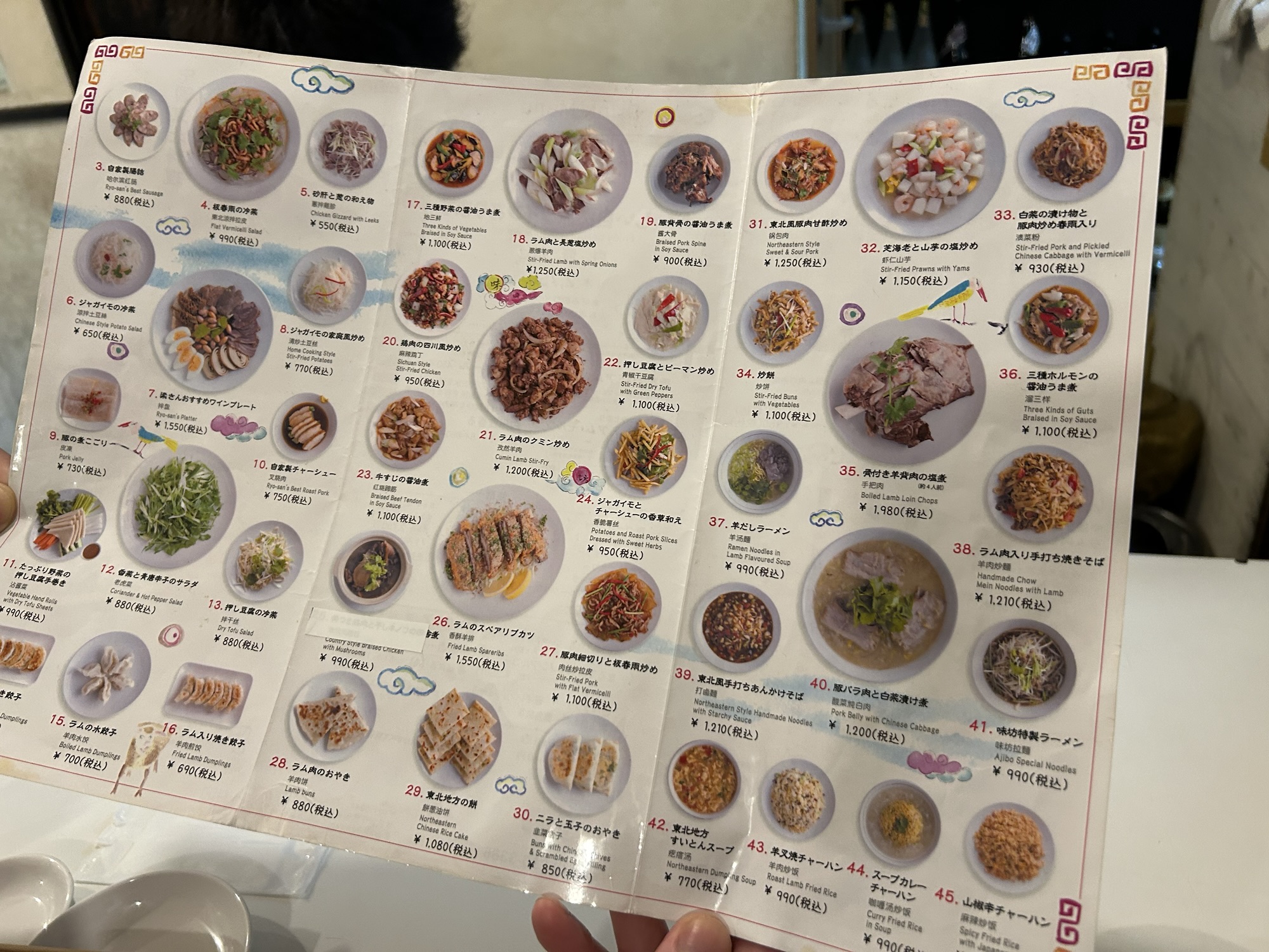 神田 味坊 メニュー