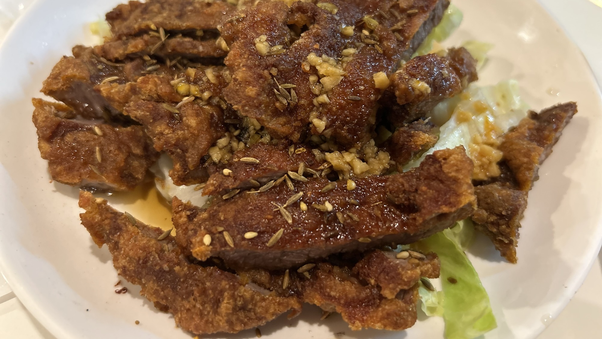 神田 味坊 油淋羊