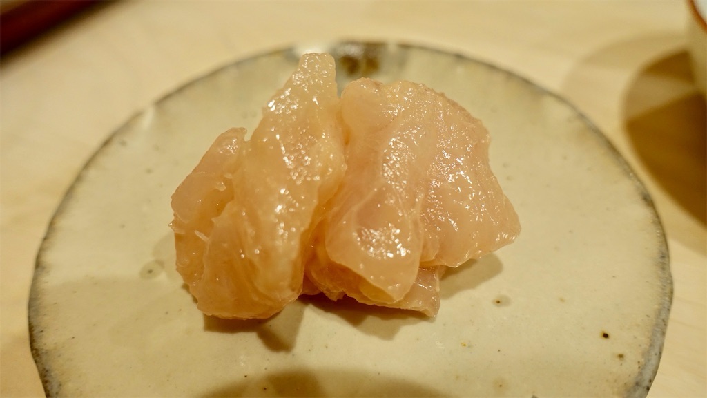 恵比寿 鮨 来主 カワハギ