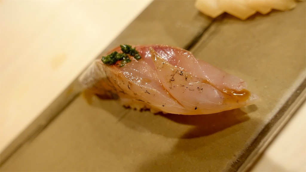 恵比寿 鮨 来主 鯵