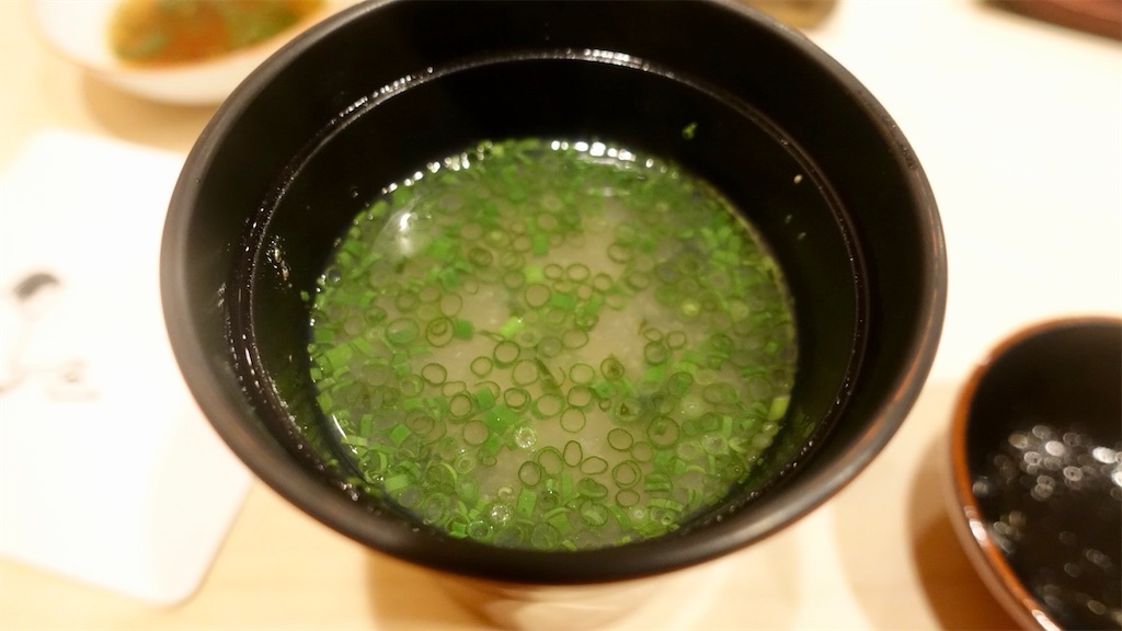 恵比寿 鮨 来主 味噌汁