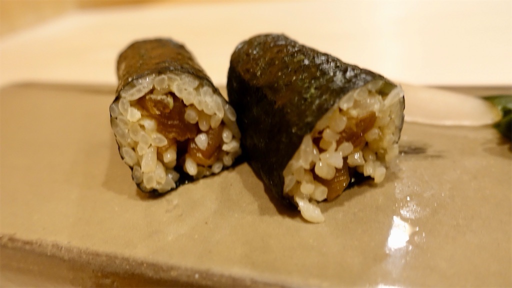 恵比寿 鮨 来主 干瓢巻き
